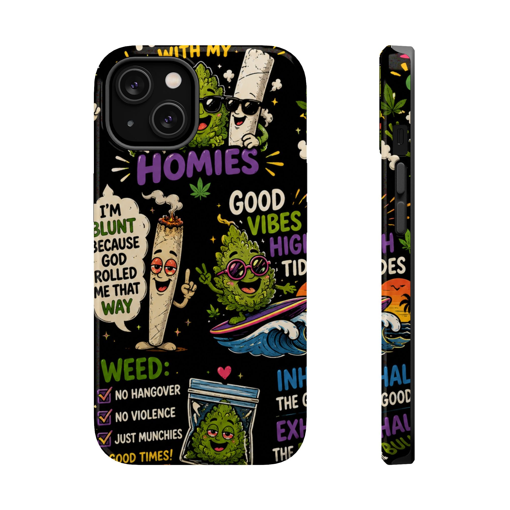 “High Vibing Homies” Magnetic Impact-Resistant Phone Case