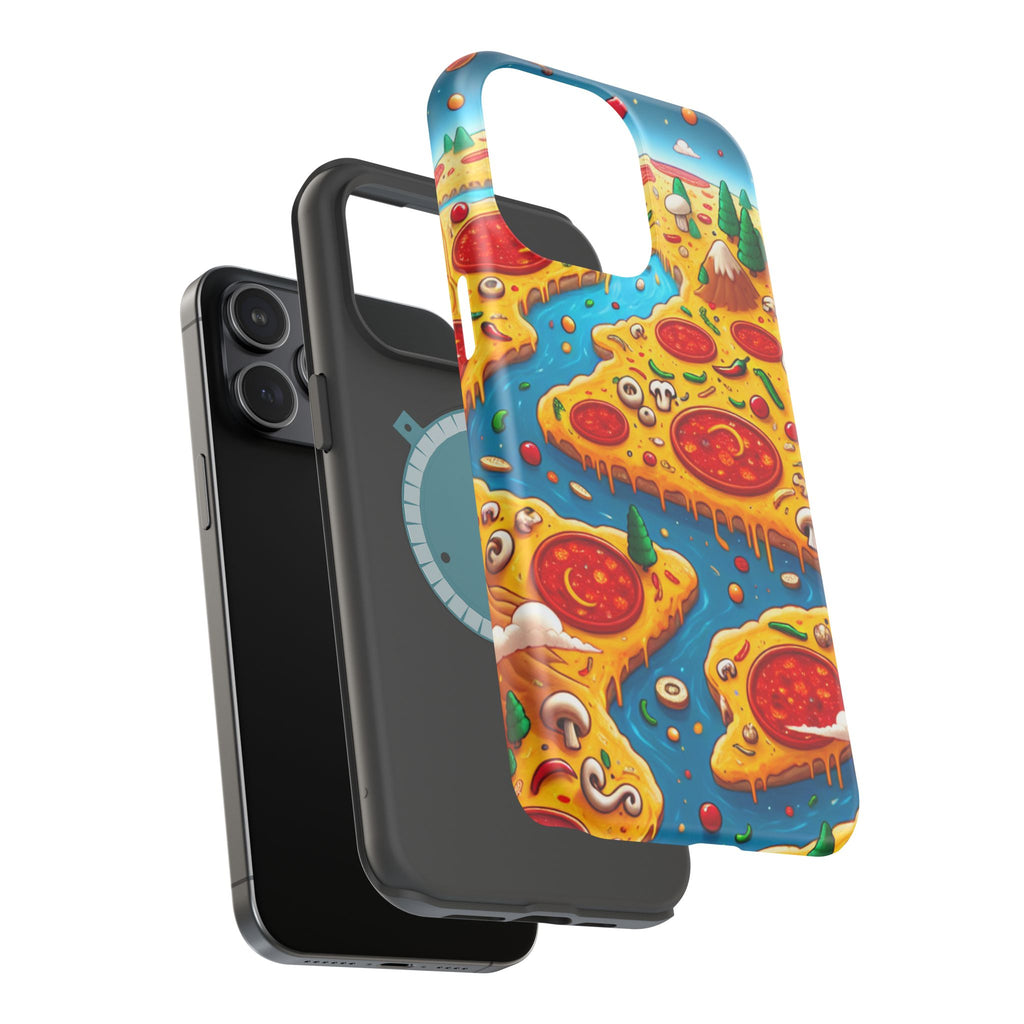 Pizza Island Magnetic Resistance Tough Phone Case