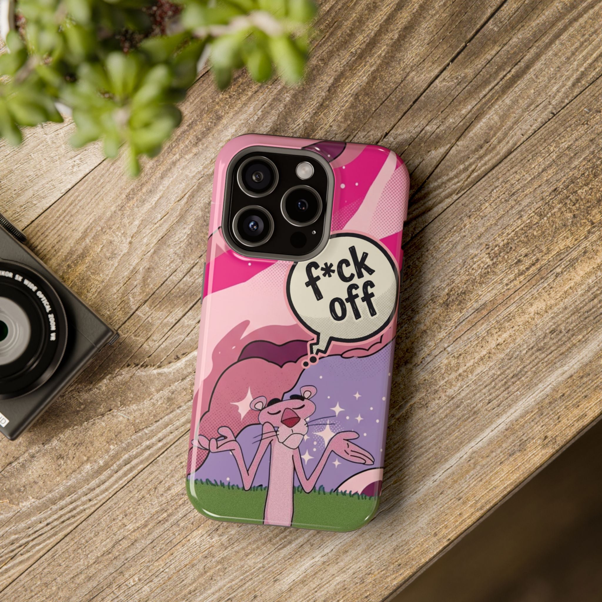 Pink Panther 'F*ck Off' Magnetic Impact Phone Case