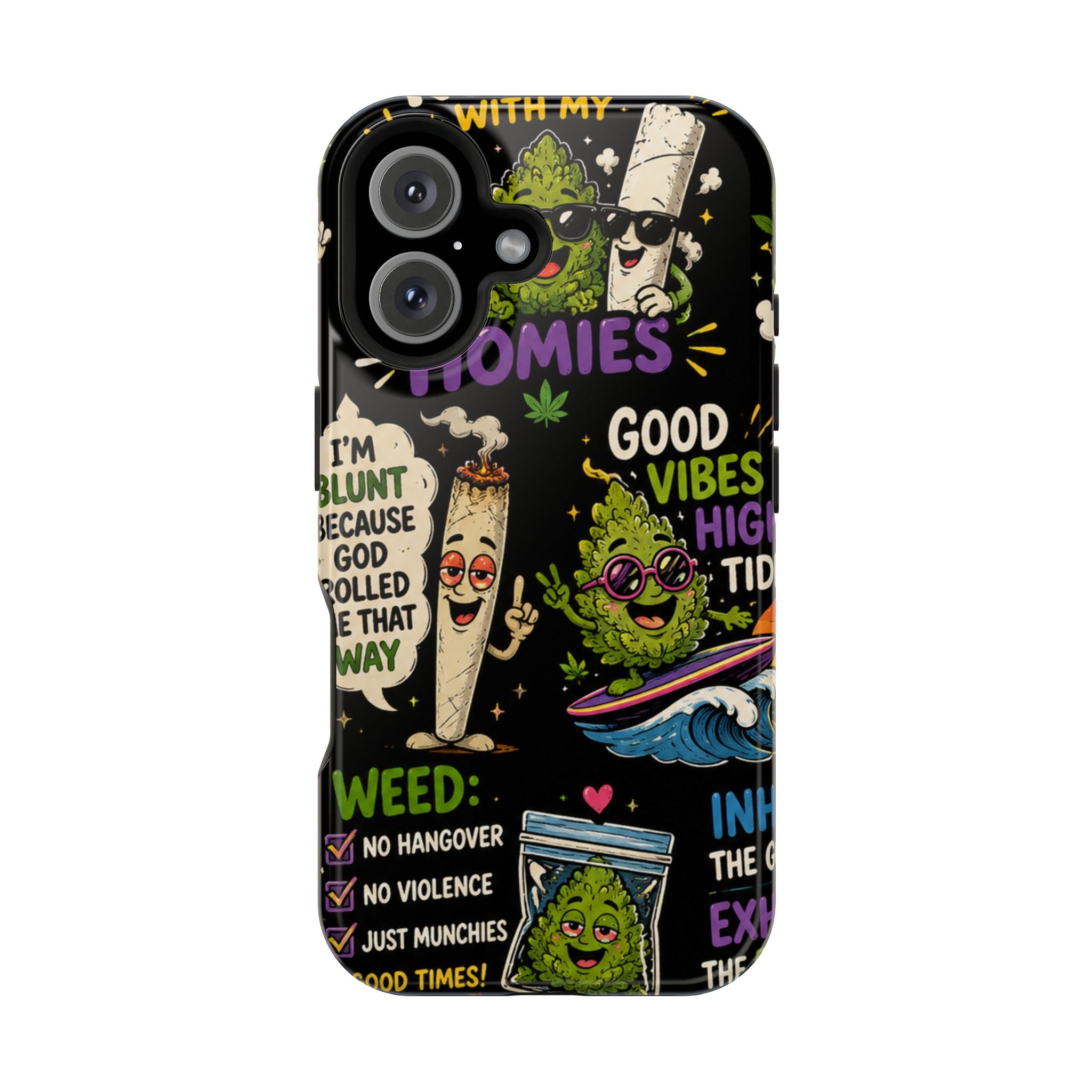 “High Vibing Homies” Magnetic Impact-Resistant Phone Case