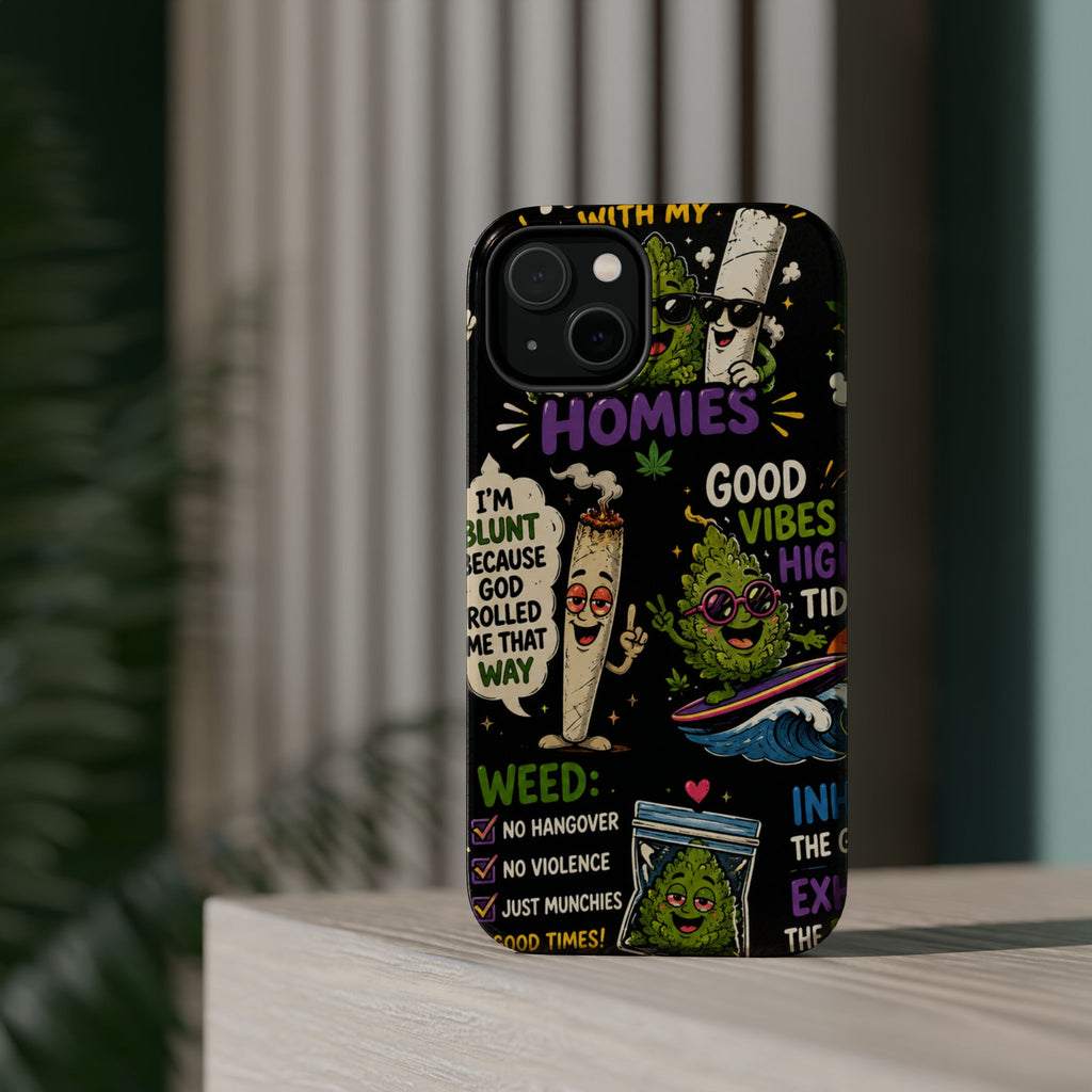 “High Vibing Homies” Magnetic Impact-Resistant Phone Case