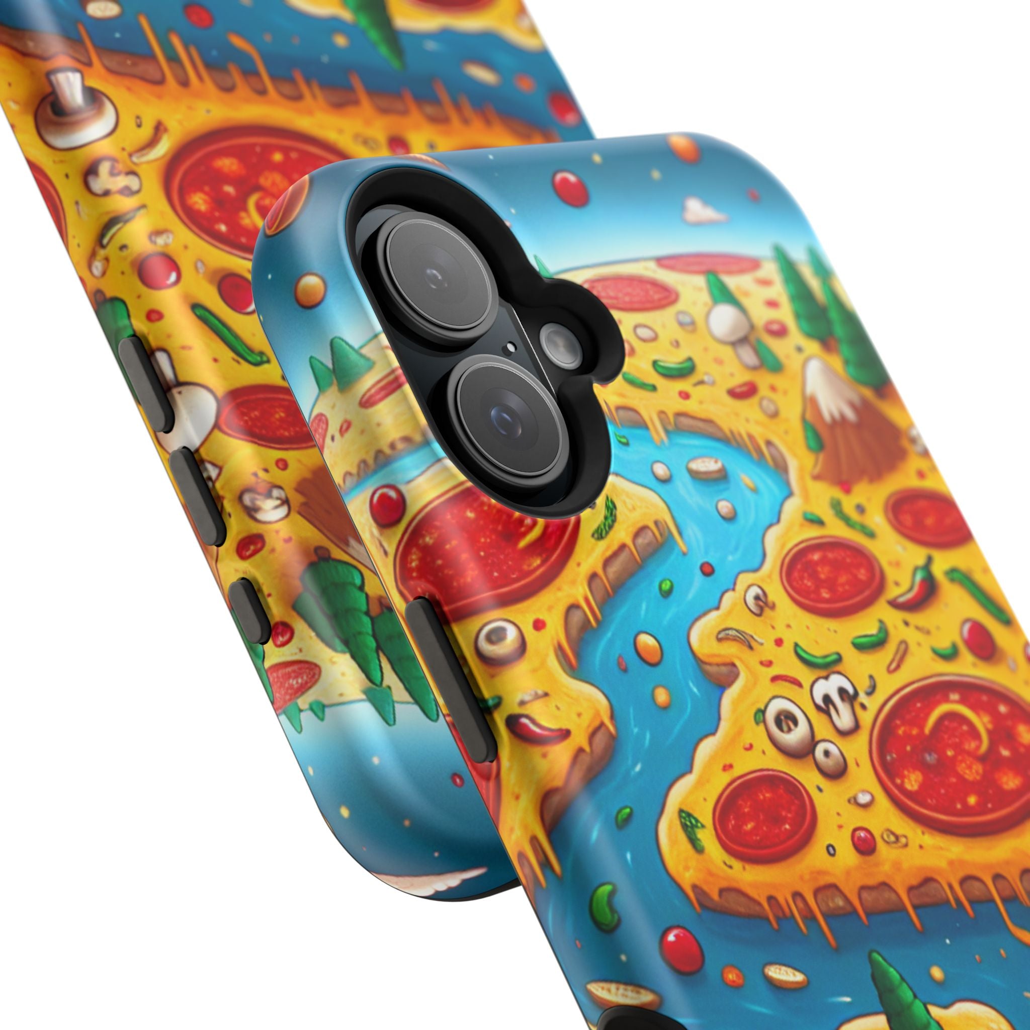 Pizza Island Magnetic Resistance Tough Phone Case
