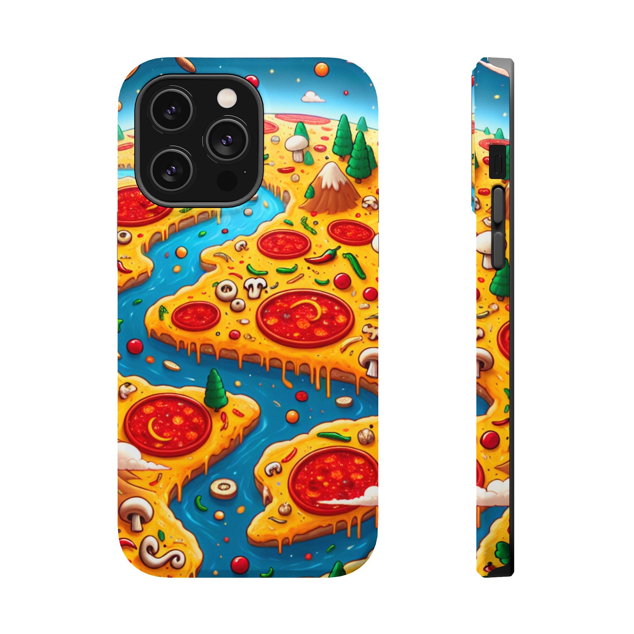 Pizza Island Magnetic Resistance Tough Phone Case
