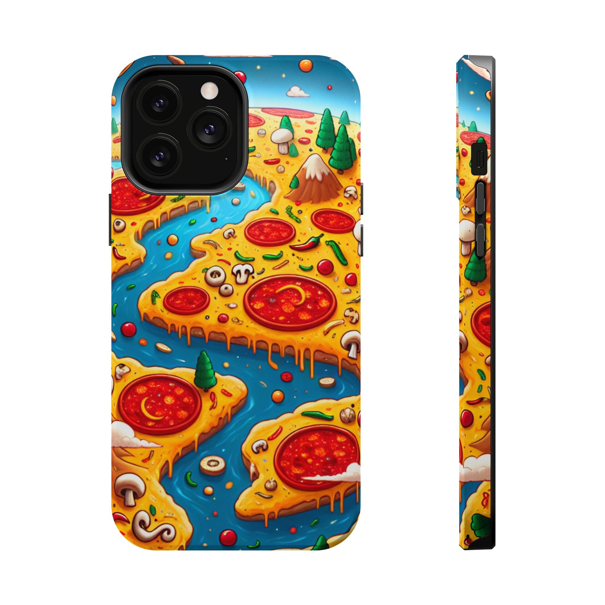 Pizza Island Magnetic Resistance Tough Phone Case
