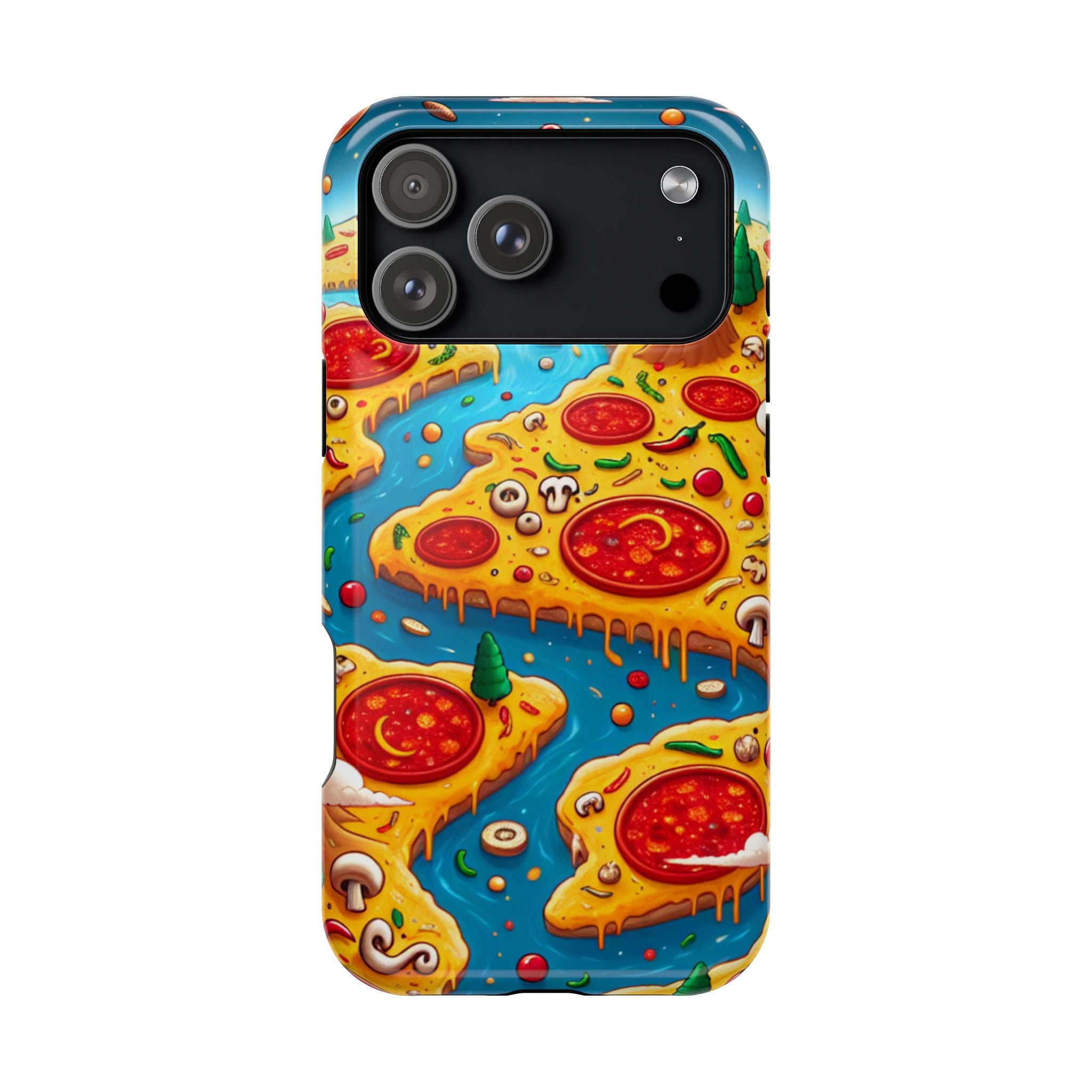 Pizza Island Magnetic Resistance Tough Phone Case