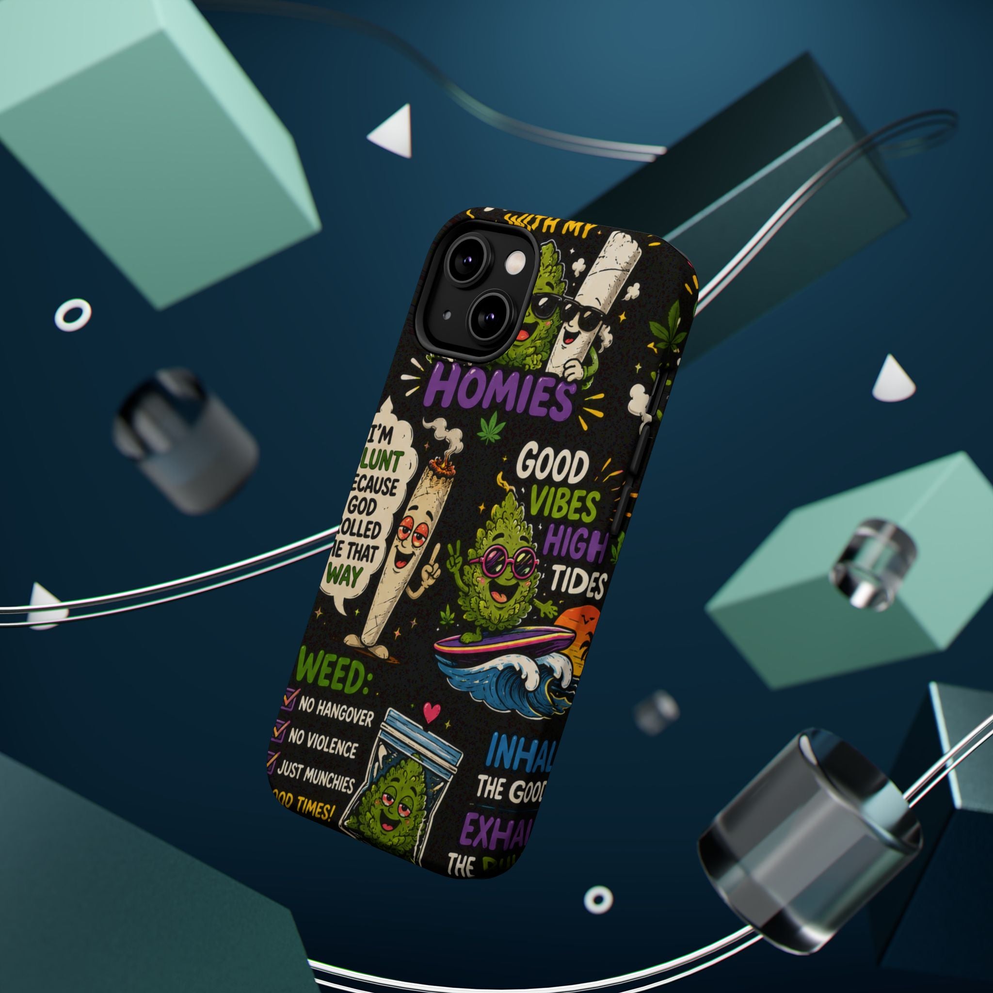 “High Vibing Homies” Magnetic Impact-Resistant Phone Case