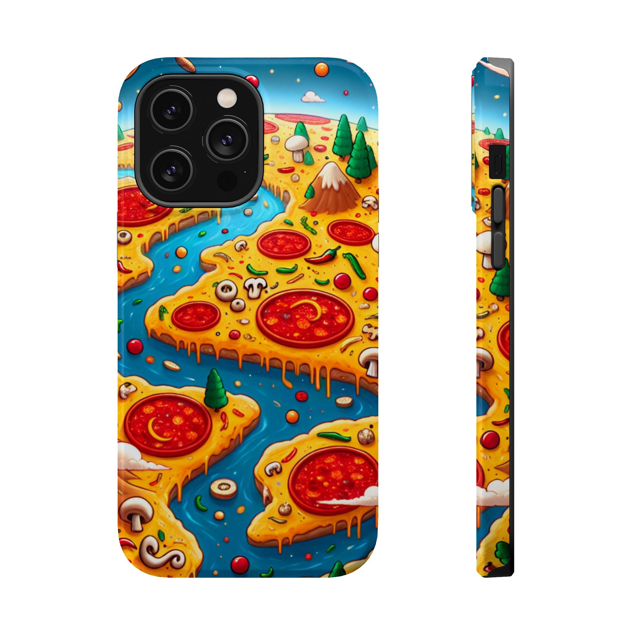 Pizza Island Magnetic Resistance Tough Phone Case