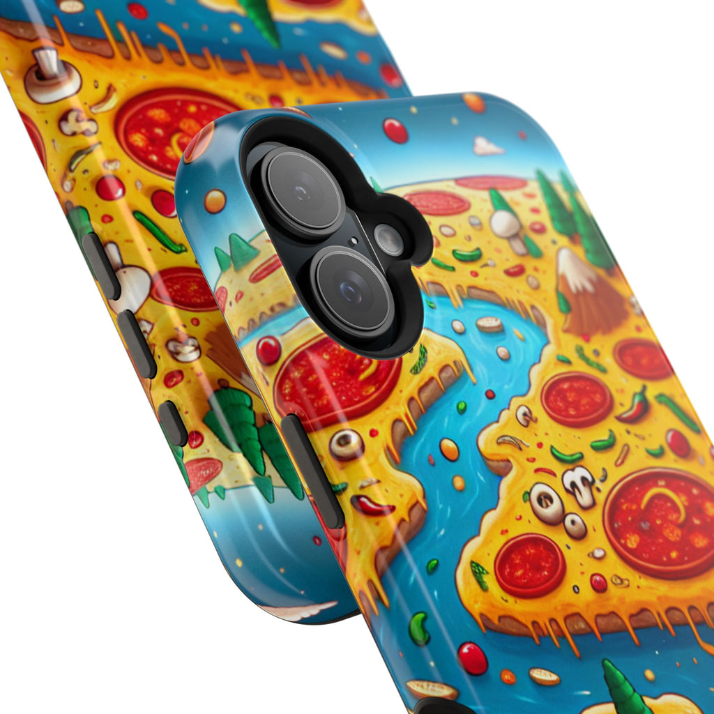 Pizza Island Magnetic Resistance Tough Phone Case