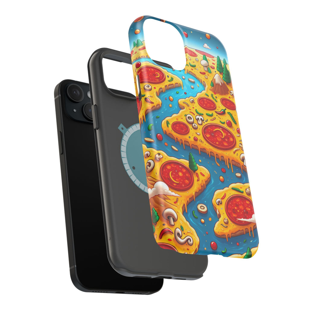 Pizza Island Magnetic Resistance Tough Phone Case