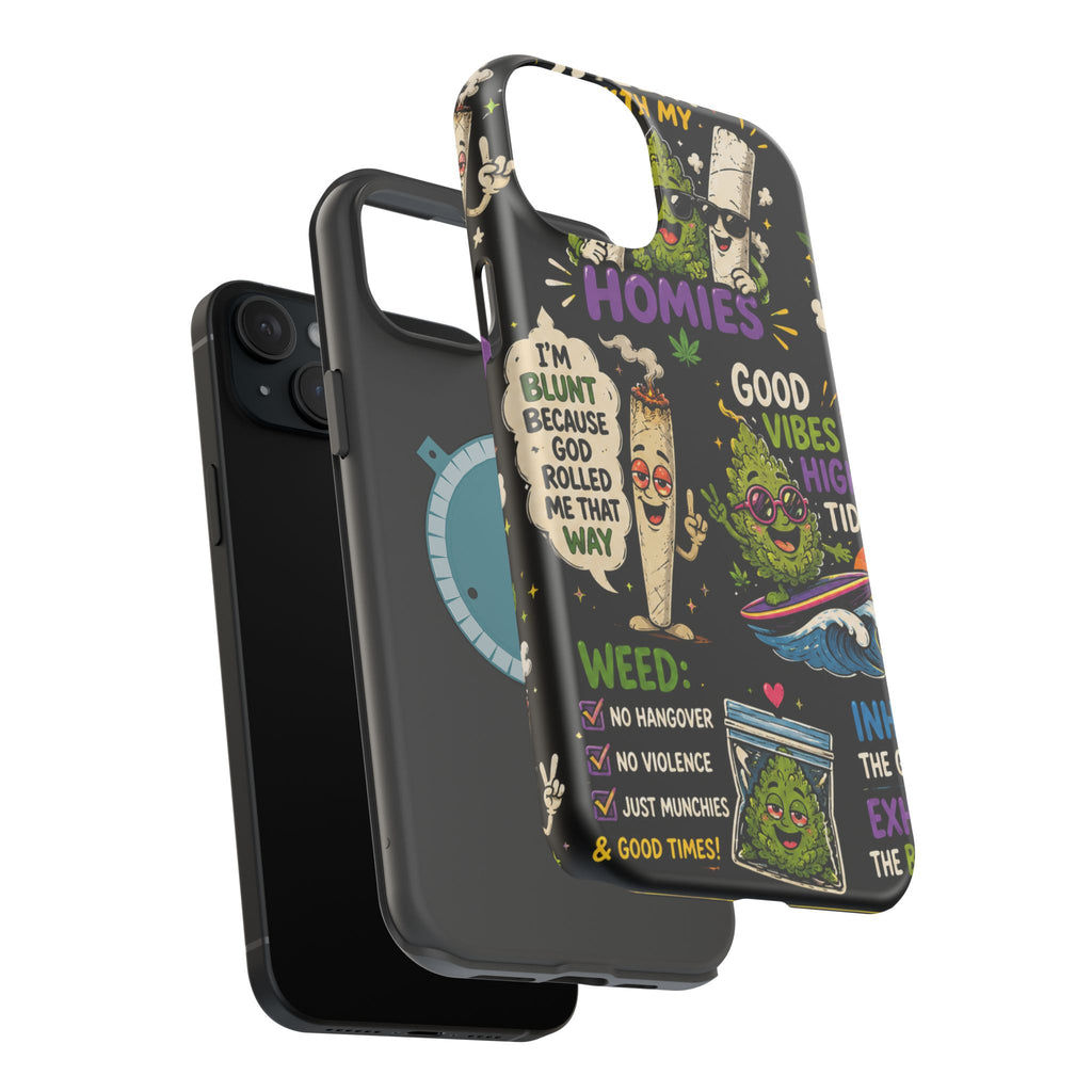 “High Vibing Homies” Magnetic Impact-Resistant Phone Case