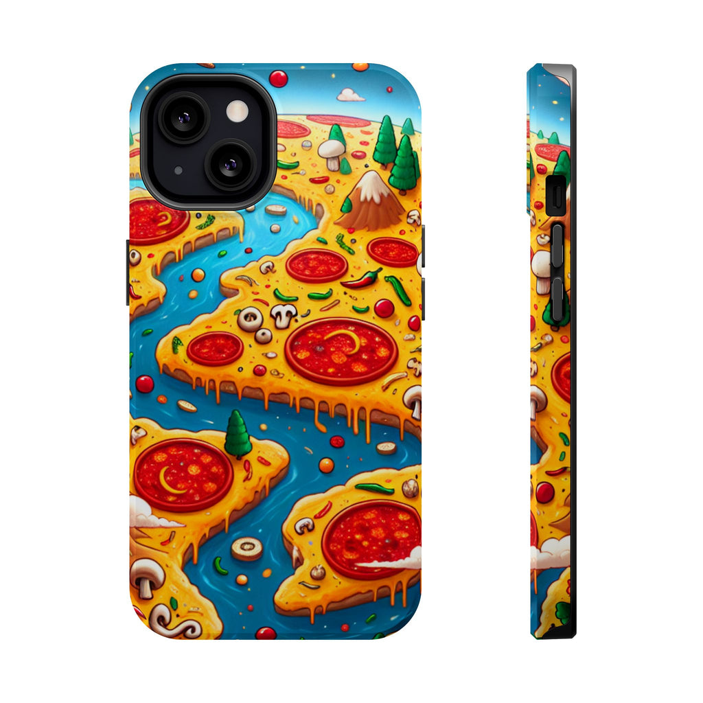 Pizza Island Magnetic Resistance Tough Phone Case