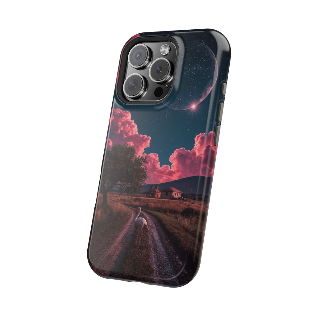 Dreamscape Night Sky Road Magnetic Impact-Resistant Phone Case