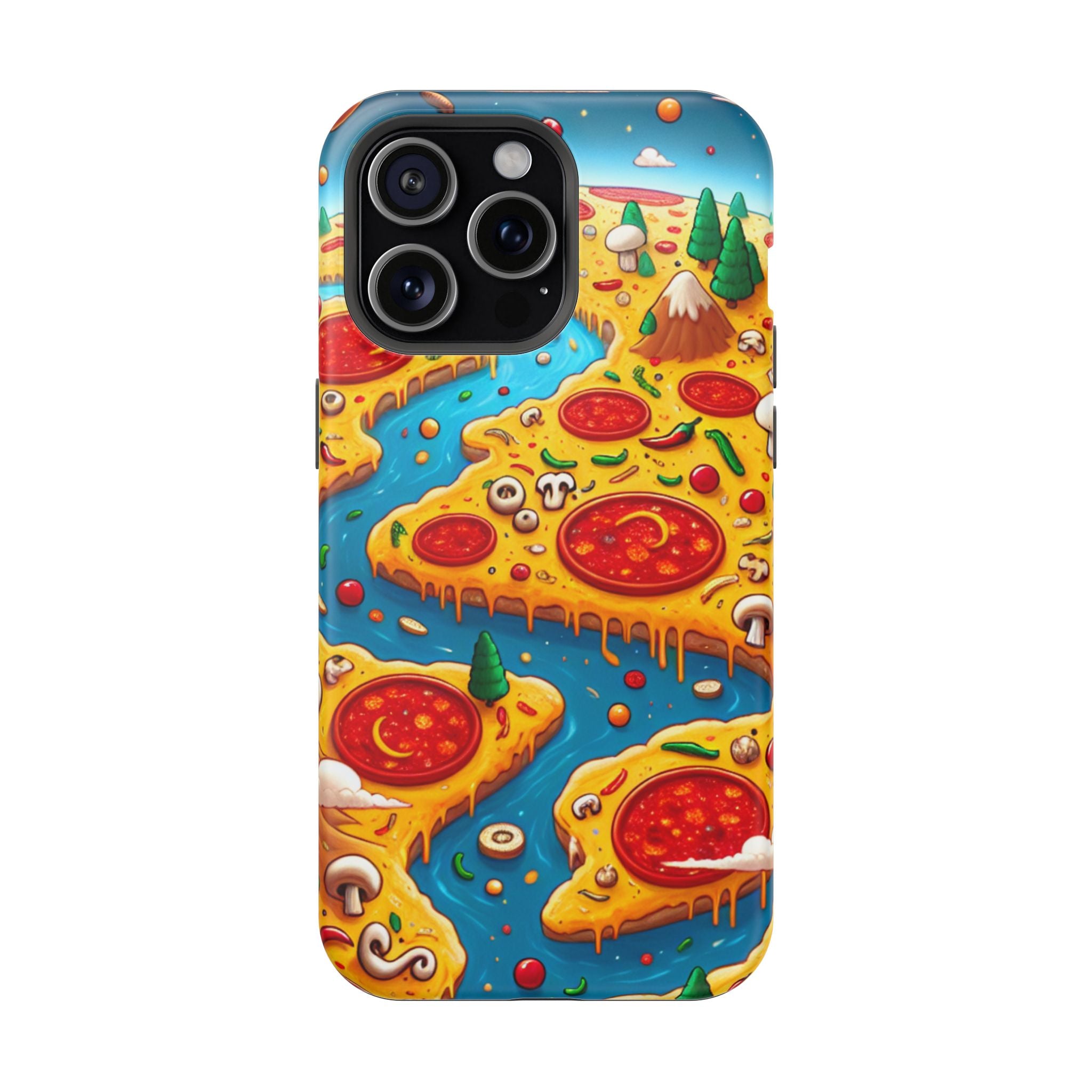 Pizza Island Magnetic Resistance Tough Phone Case