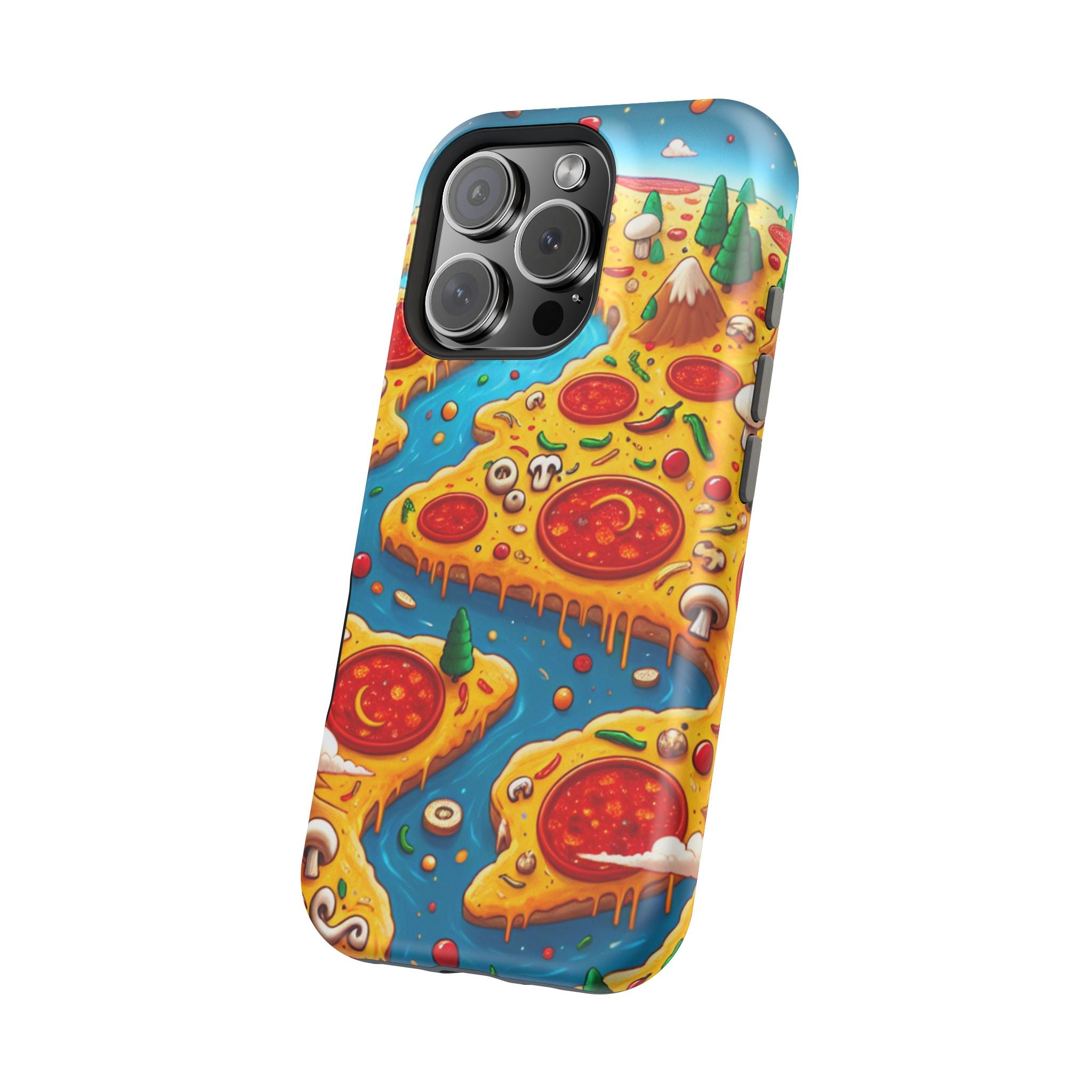 Pizza Island Magnetic Resistance Tough Phone Case