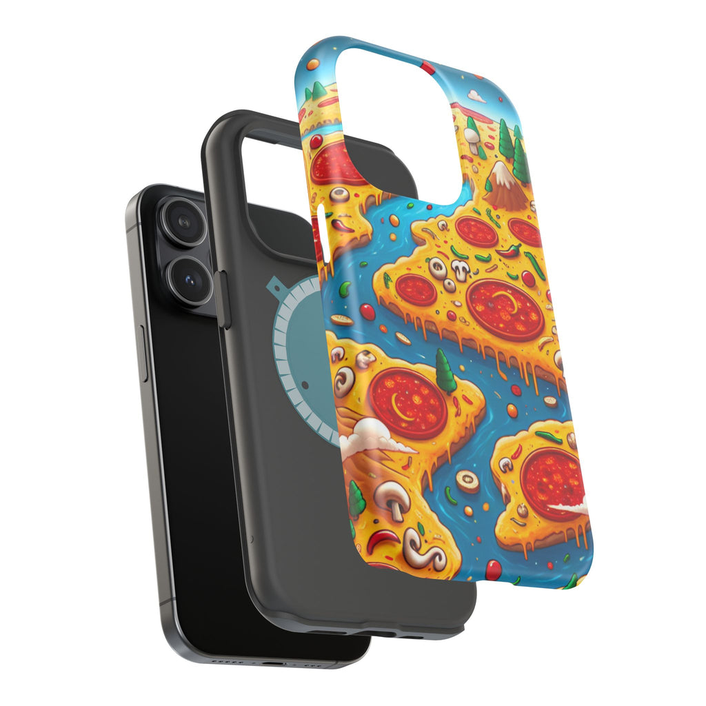 Pizza Island Magnetic Resistance Tough Phone Case