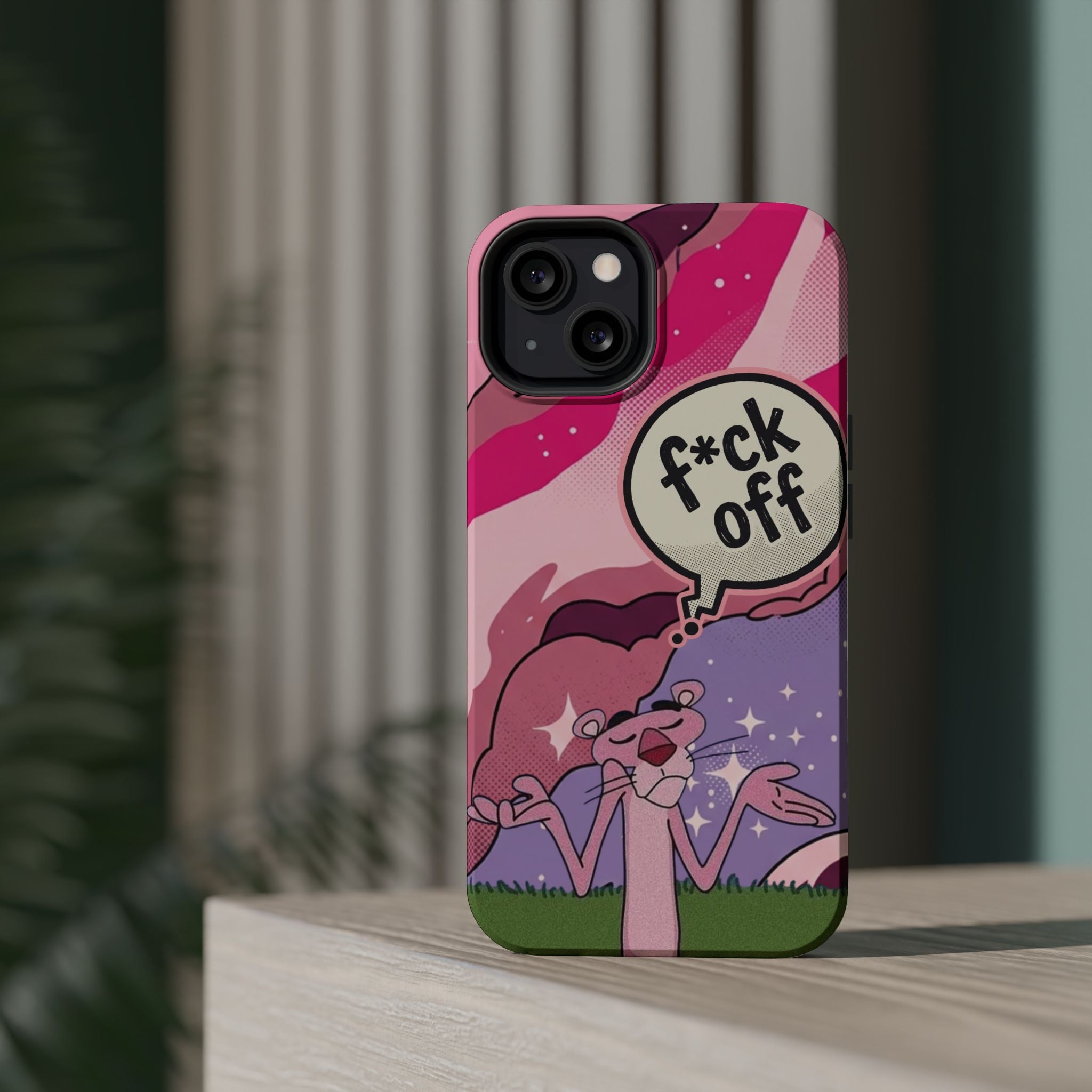 Pink Panther 'F*ck Off' Magnetic Impact Phone Case