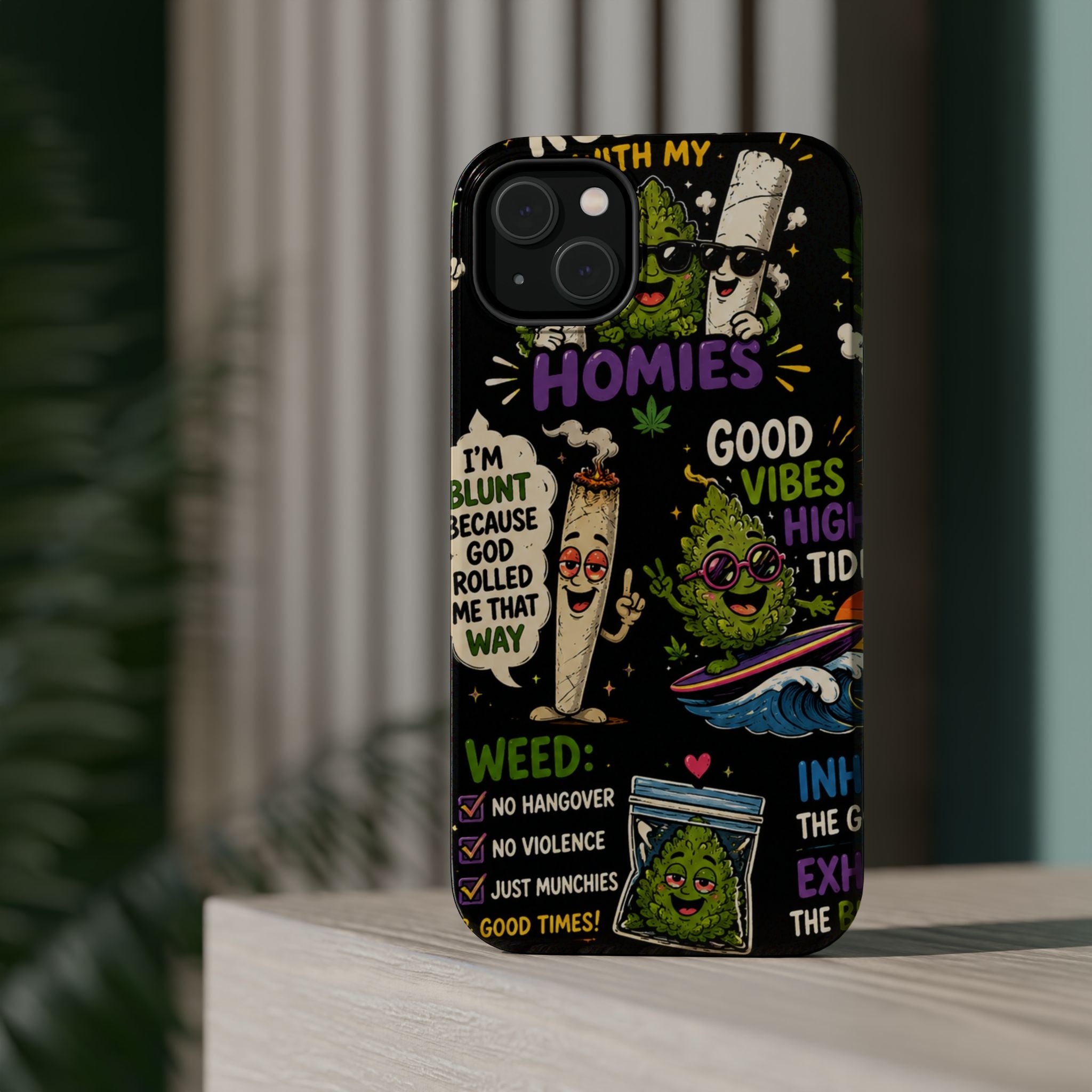“High Vibing Homies” Magnetic Impact-Resistant Phone Case
