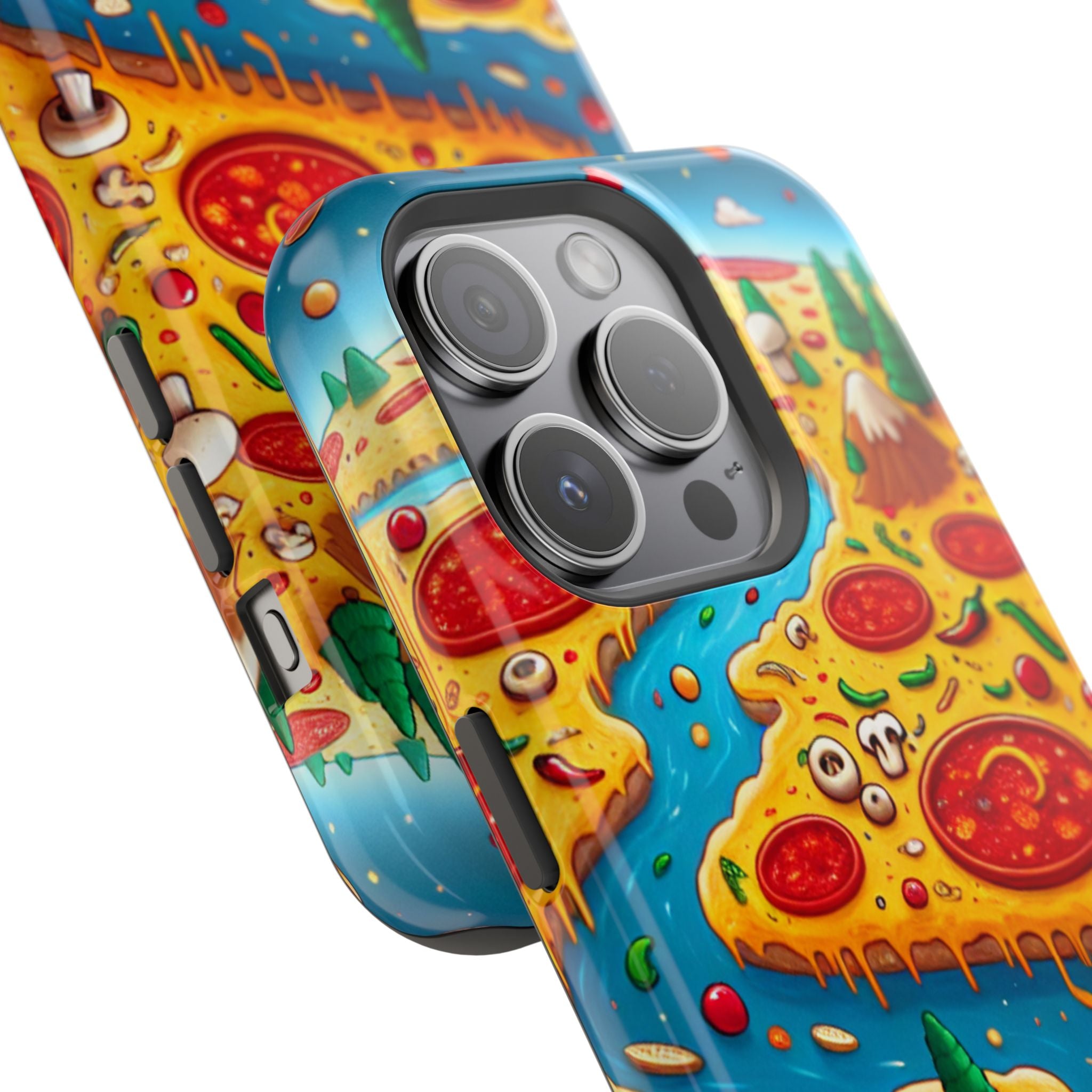 Pizza Island Magnetic Resistance Tough Phone Case