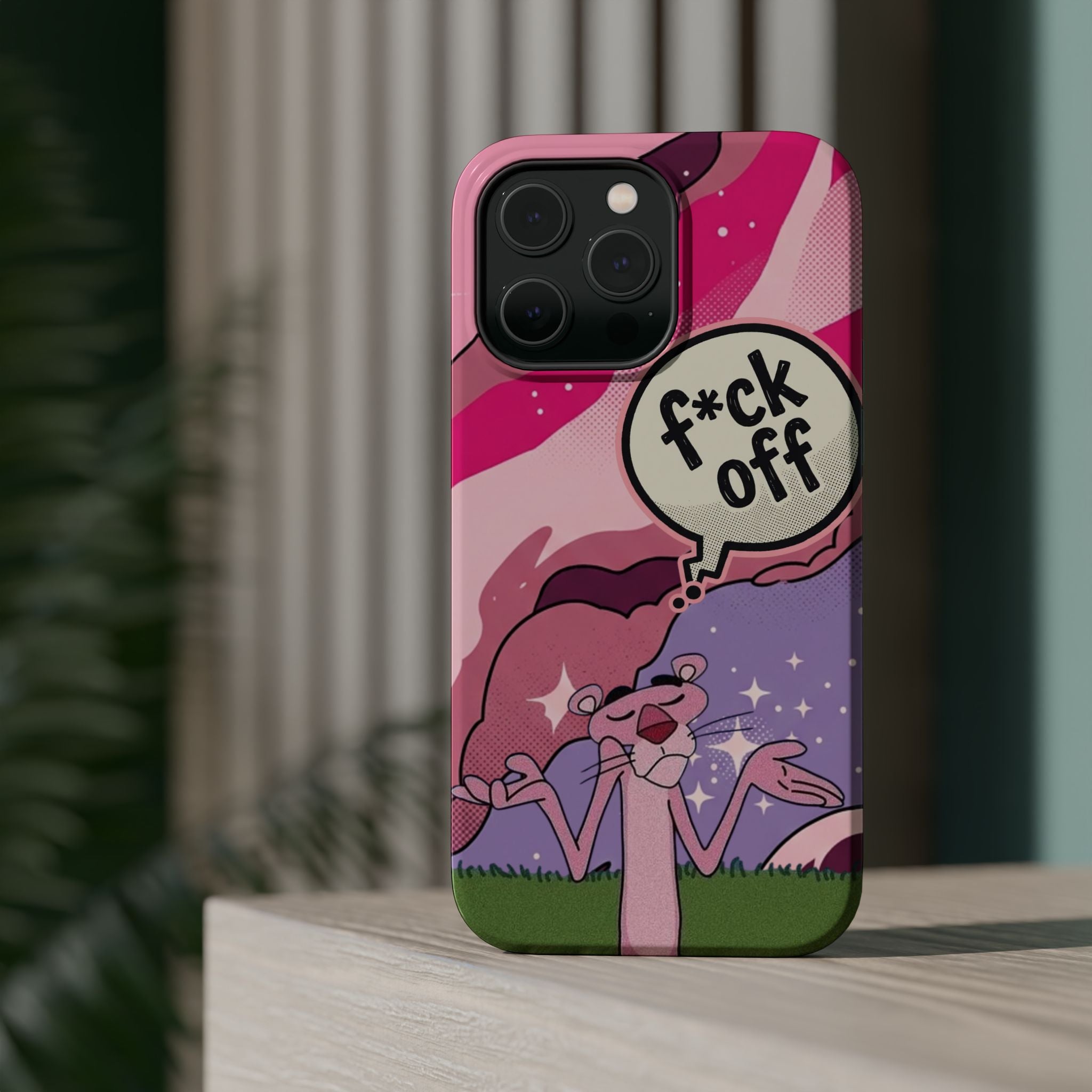 Pink Panther 'F*ck Off' Magnetic Impact Phone Case