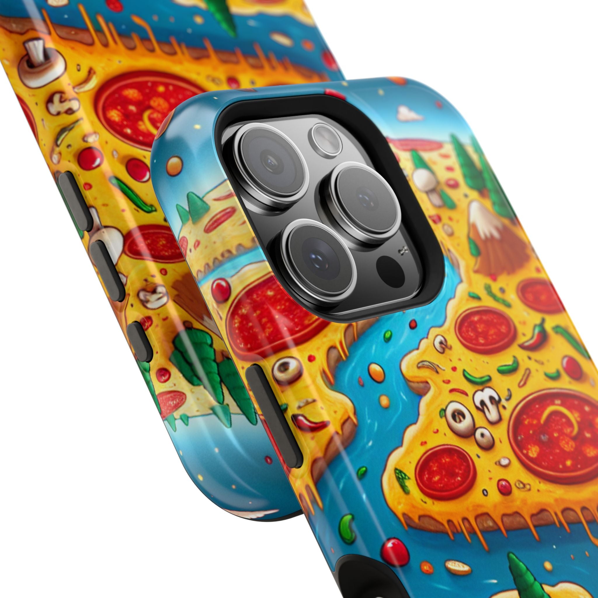 Pizza Island Magnetic Resistance Tough Phone Case