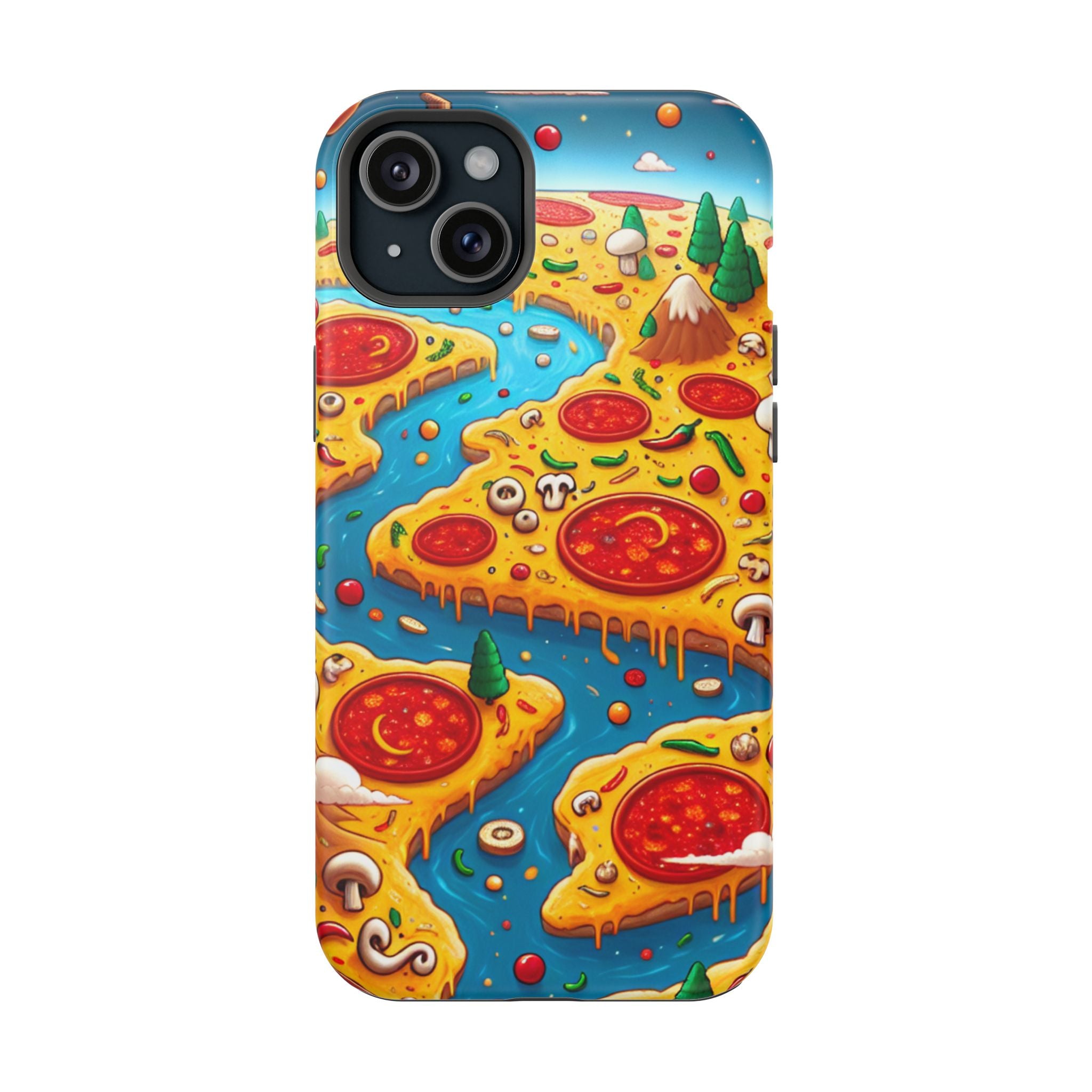 Pizza Island Magnetic Resistance Tough Phone Case