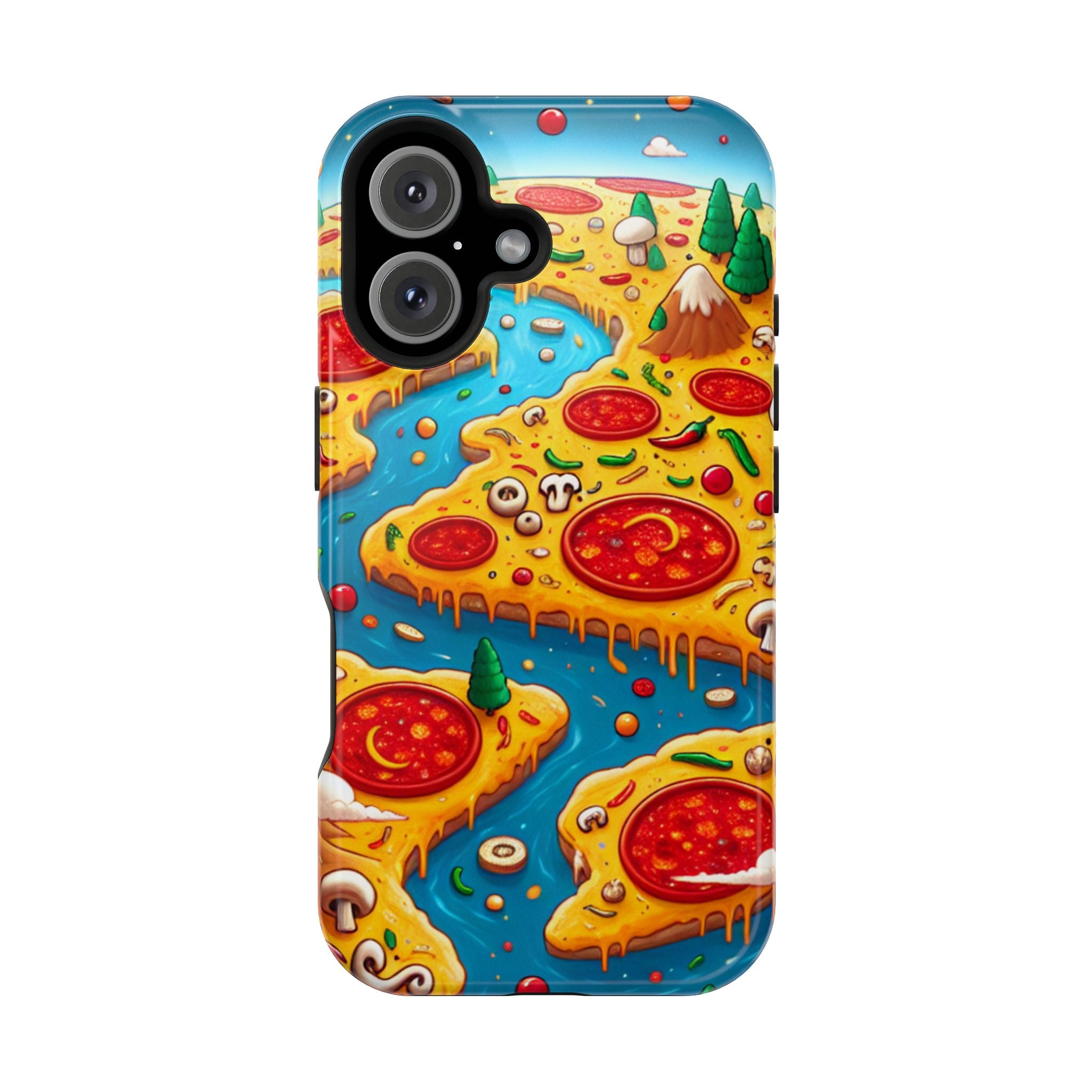 Pizza Island Magnetic Resistance Tough Phone Case
