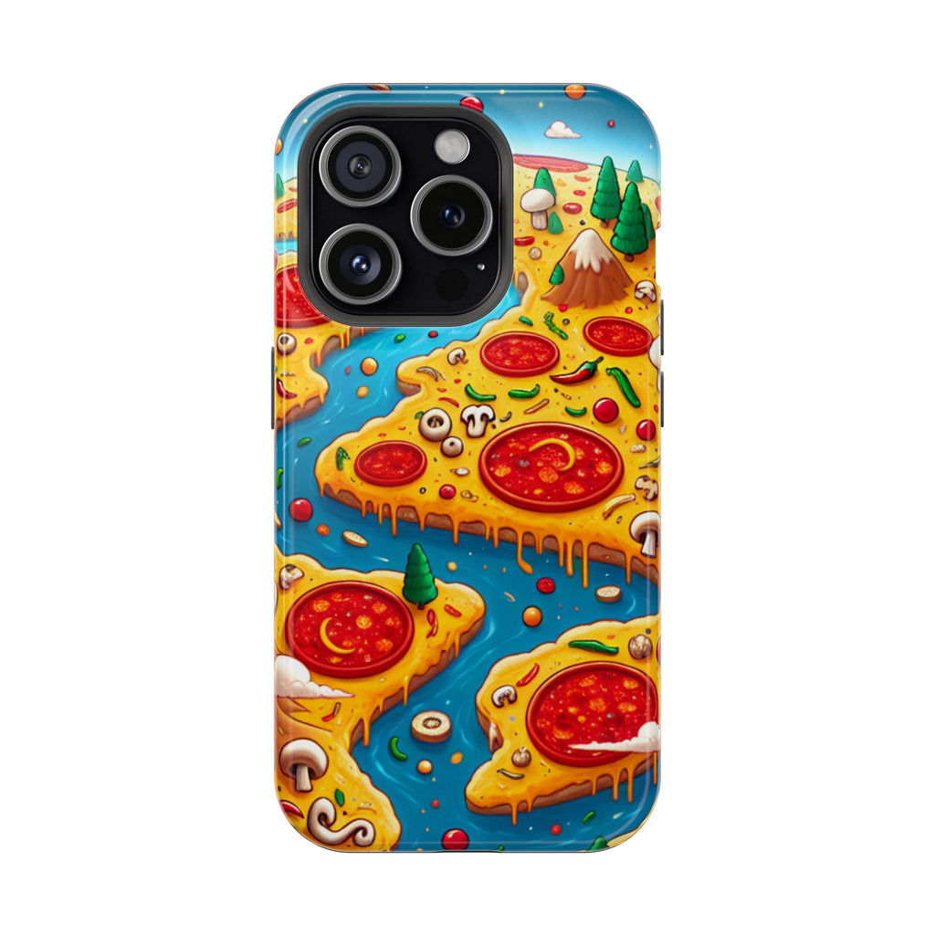 Pizza Island Magnetic Resistance Tough Phone Case