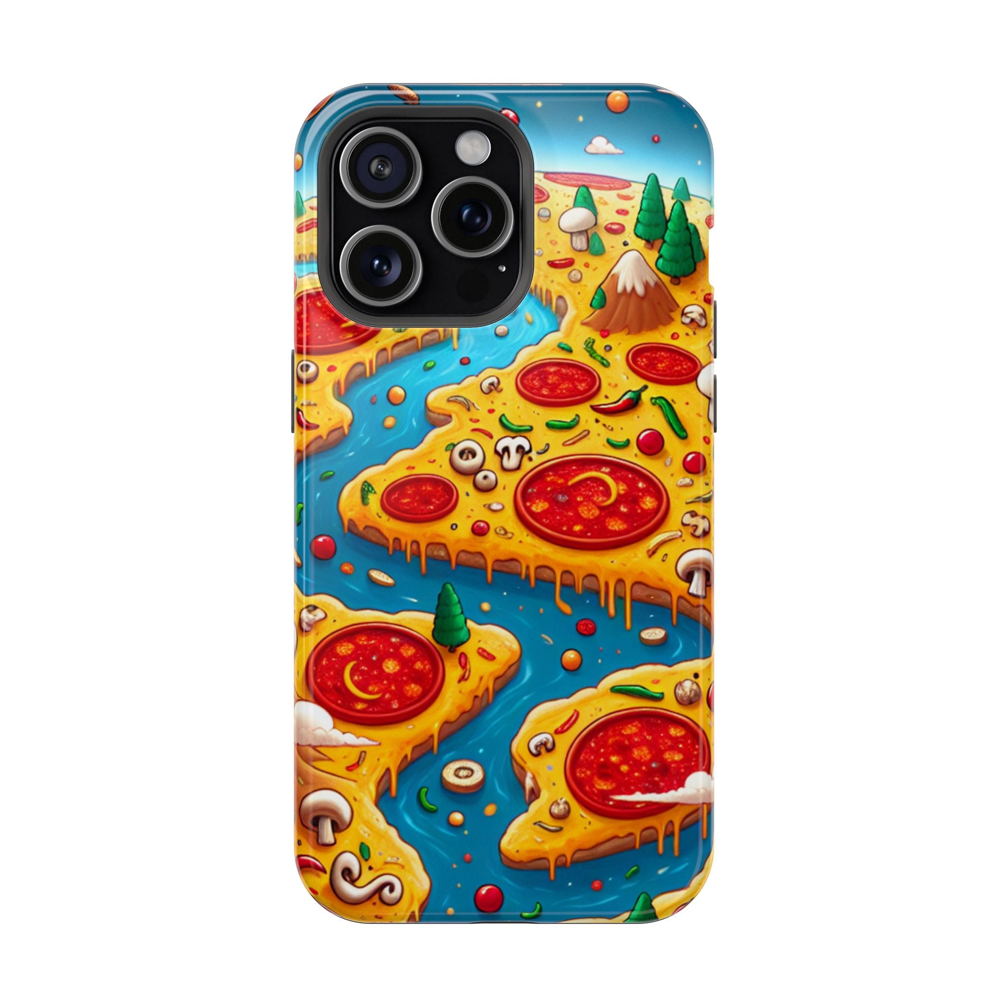 Pizza Island Magnetic Resistance Tough Phone Case