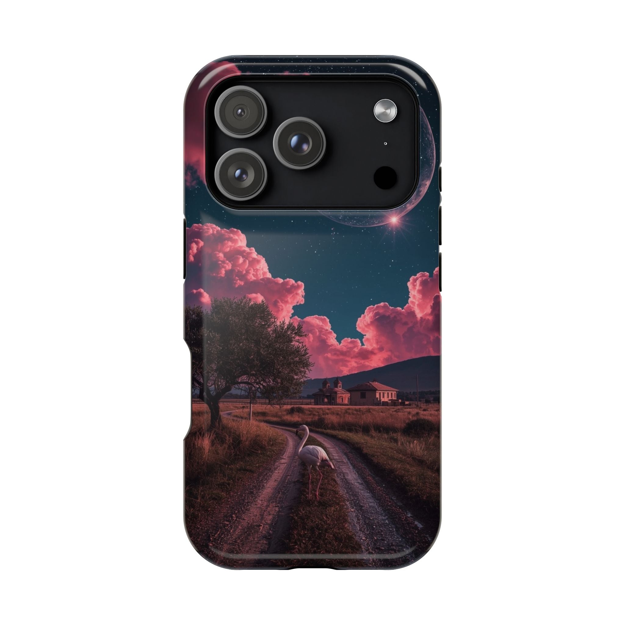 Dreamscape Night Sky Road Magnetic Impact-Resistant Phone Case