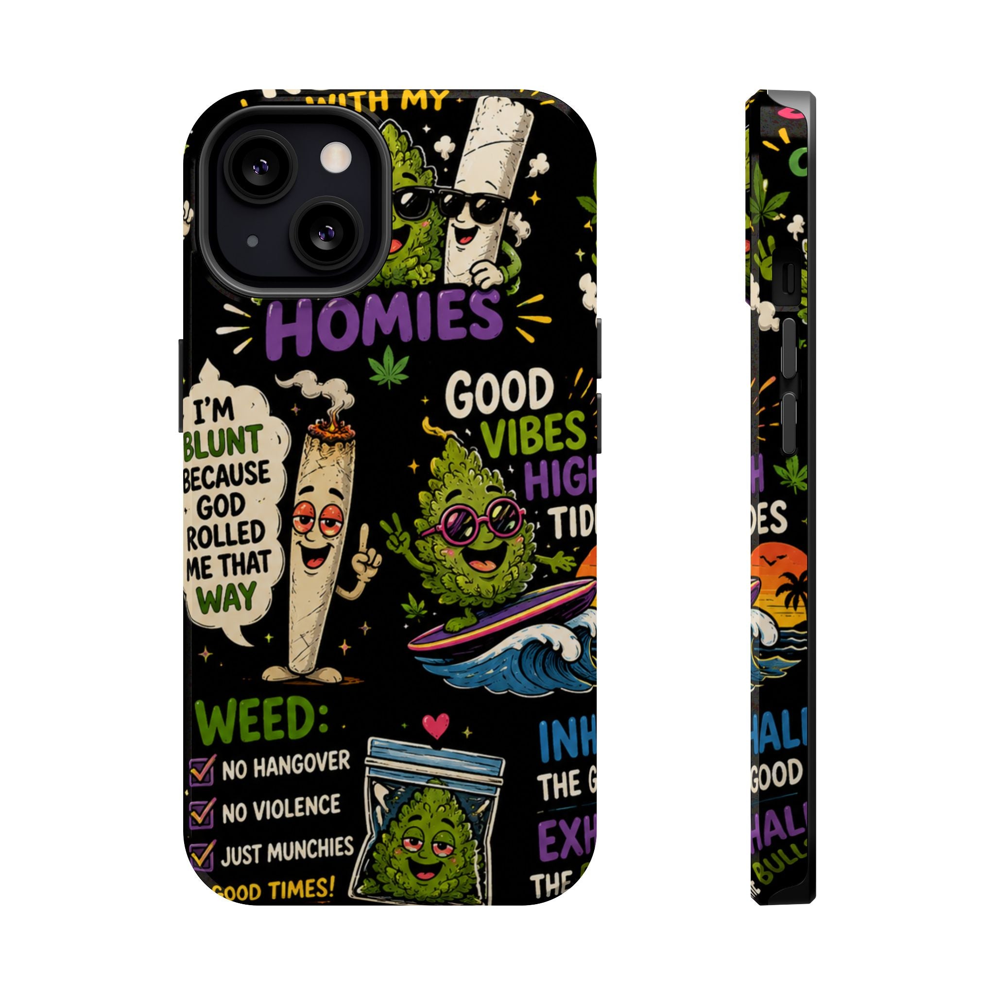 “High Vibing Homies” Magnetic Impact-Resistant Phone Case