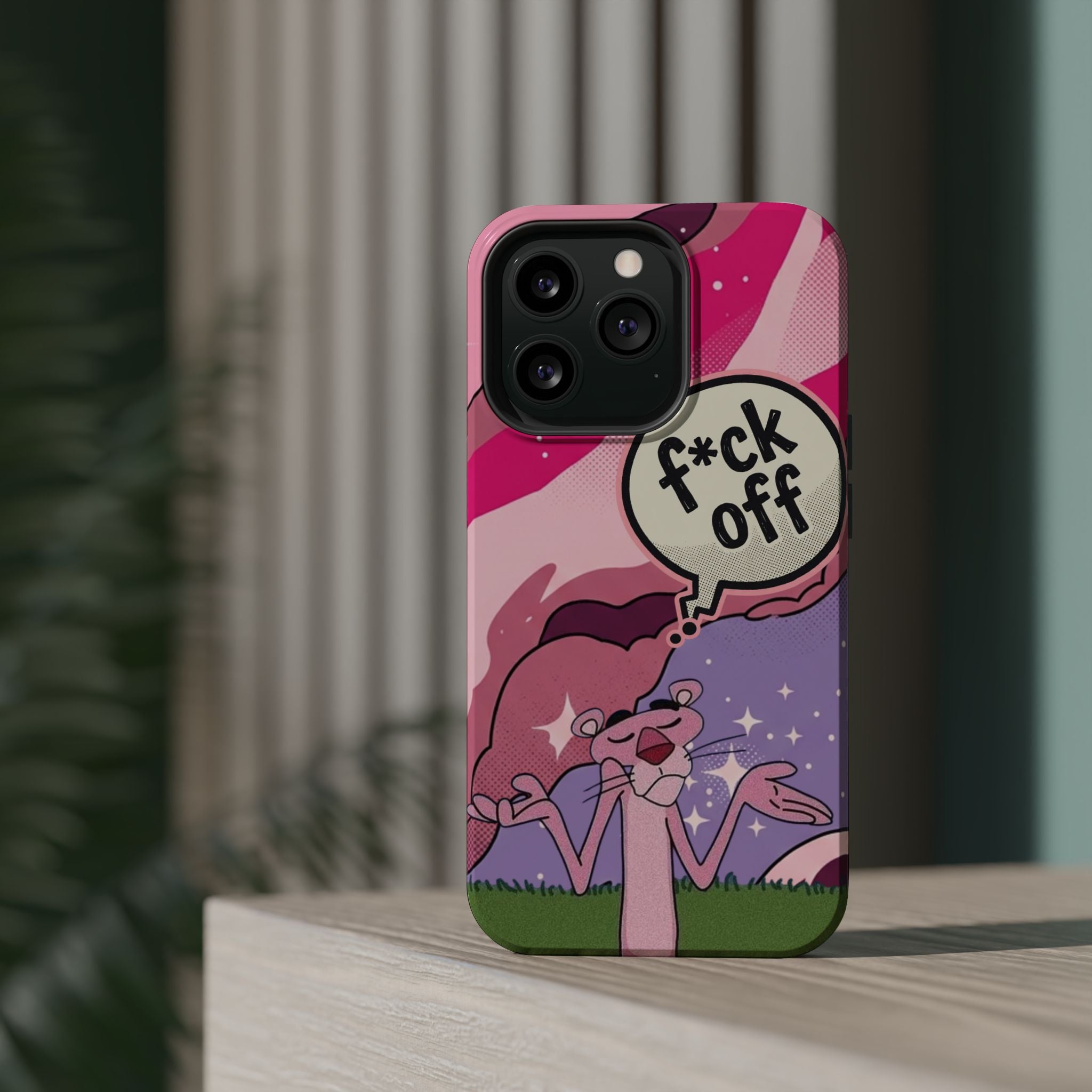 Pink Panther 'F*ck Off' Magnetic Impact Phone Case
