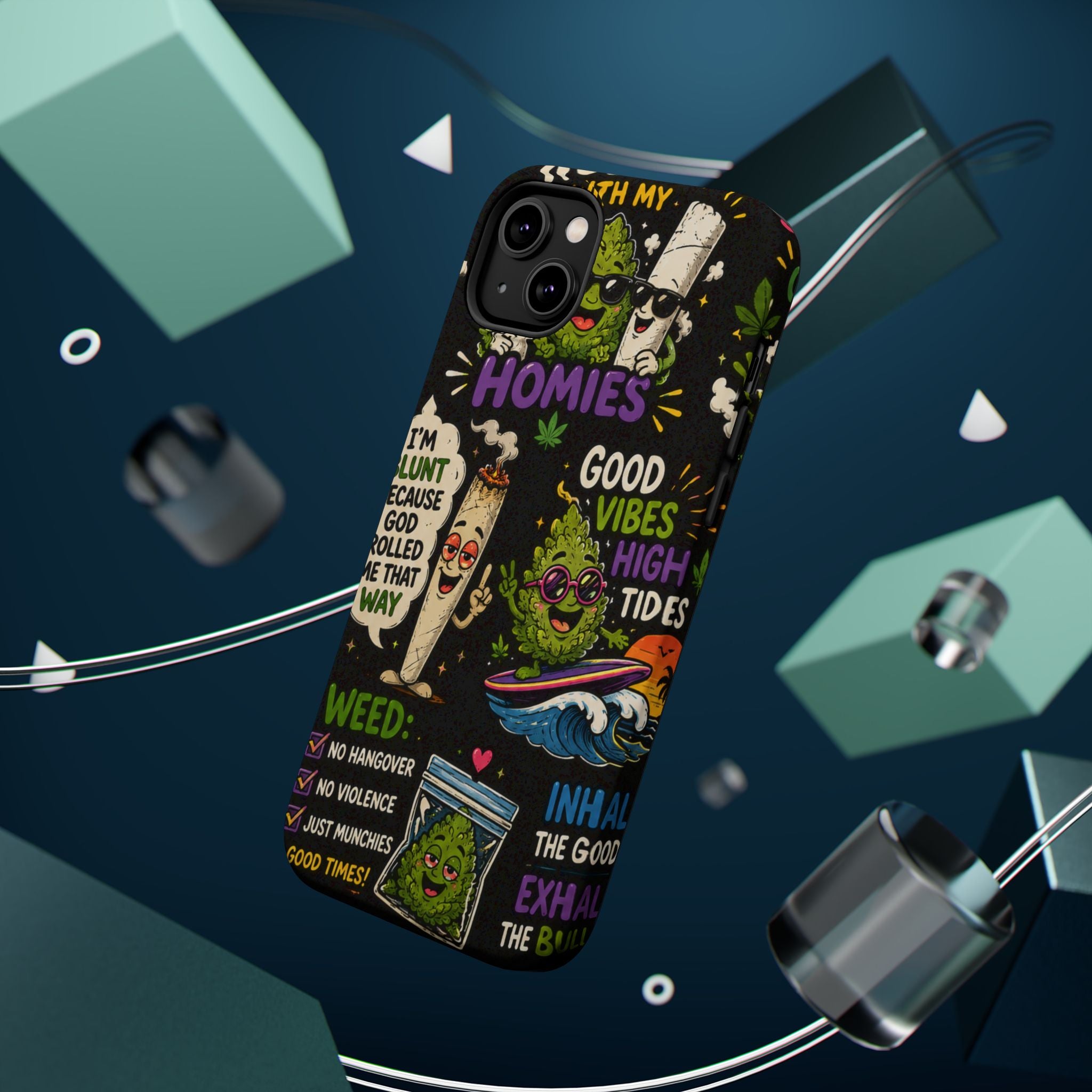 “High Vibing Homies” Magnetic Impact-Resistant Phone Case