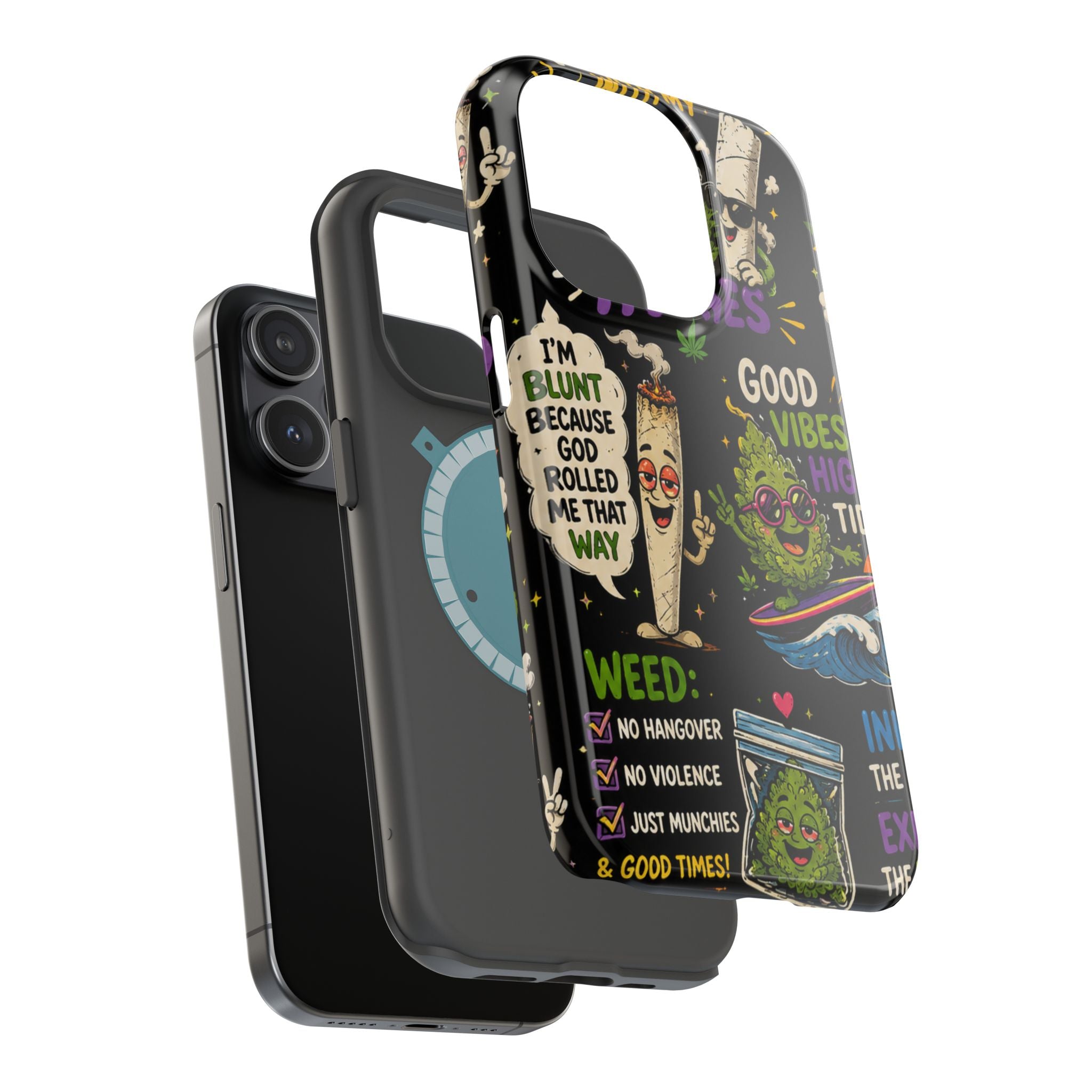 “High Vibing Homies” Magnetic Impact-Resistant Phone Case