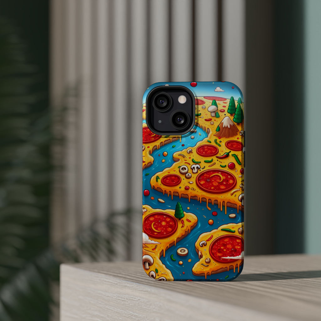 Pizza Island Magnetic Resistance Tough Phone Case