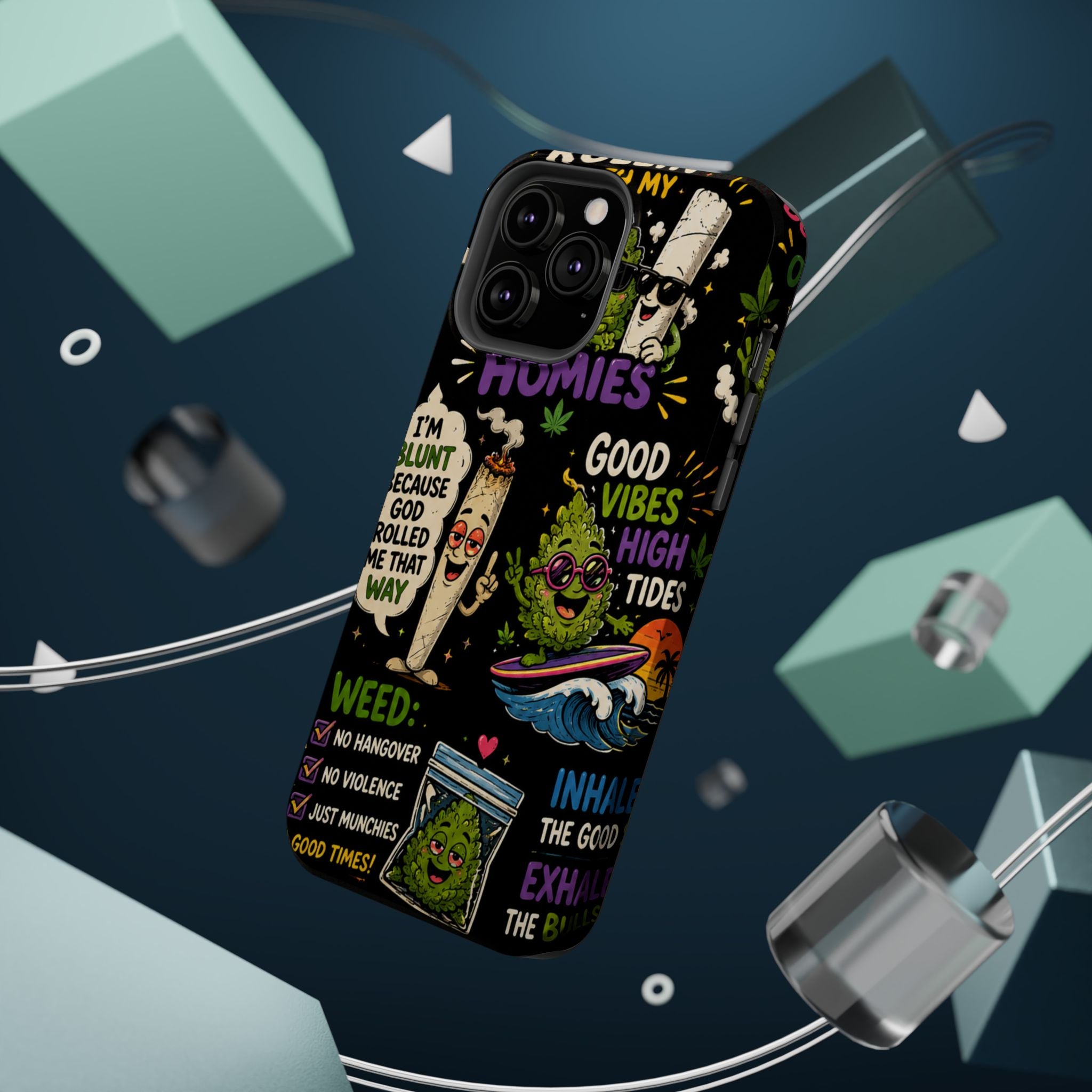 “High Vibing Homies” Magnetic Impact-Resistant Phone Case