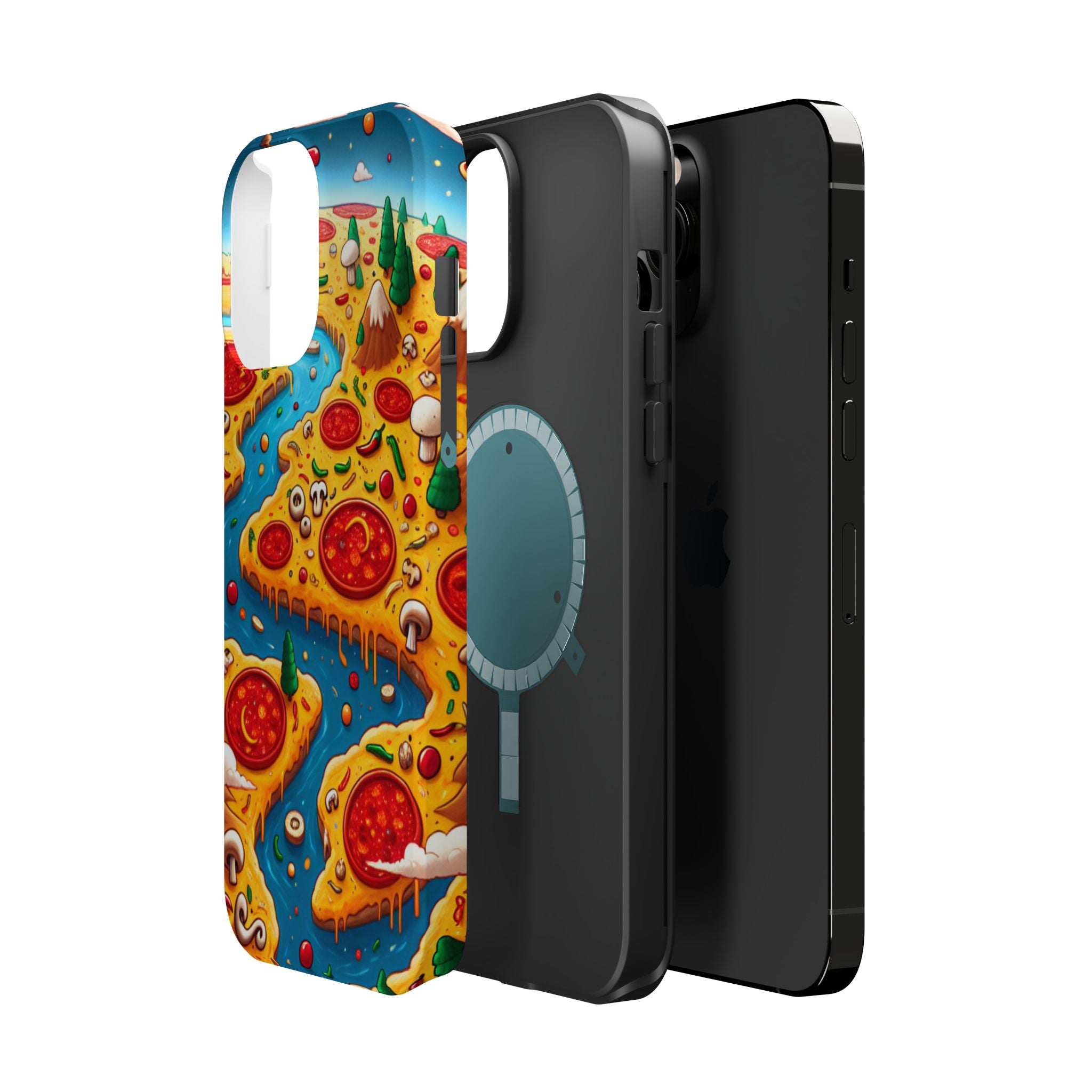 Pizza Island Magnetic Resistance Tough Phone Case