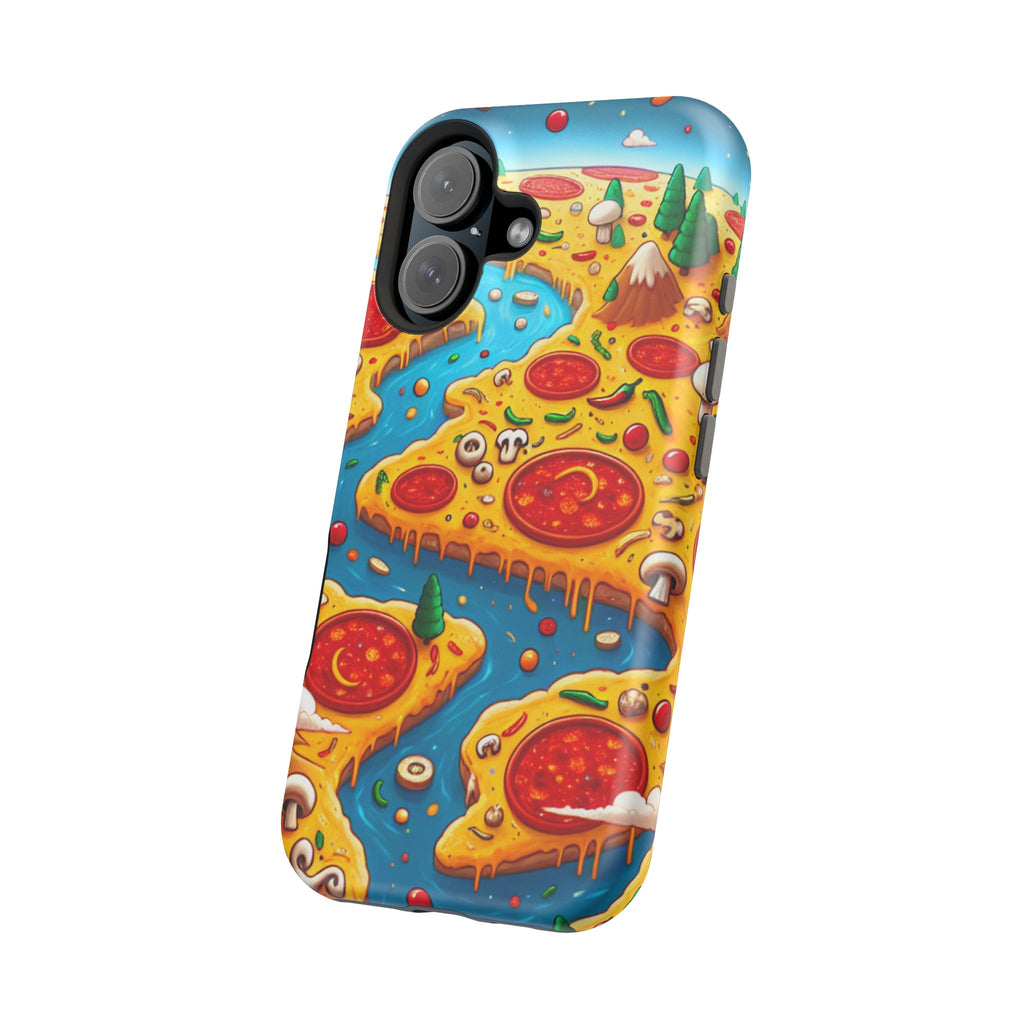 Pizza Island Magnetic Resistance Tough Phone Case