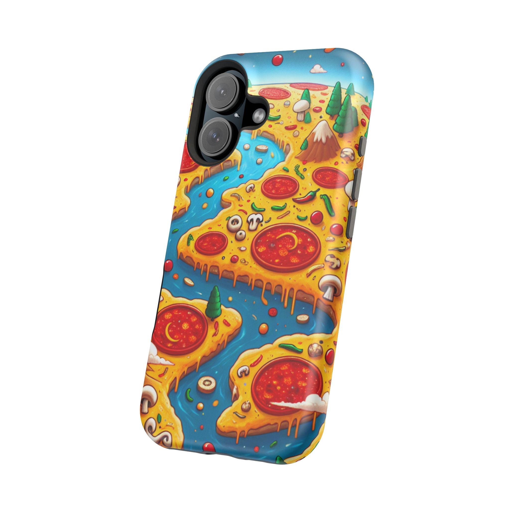 Pizza Island Magnetic Resistance Tough Phone Case
