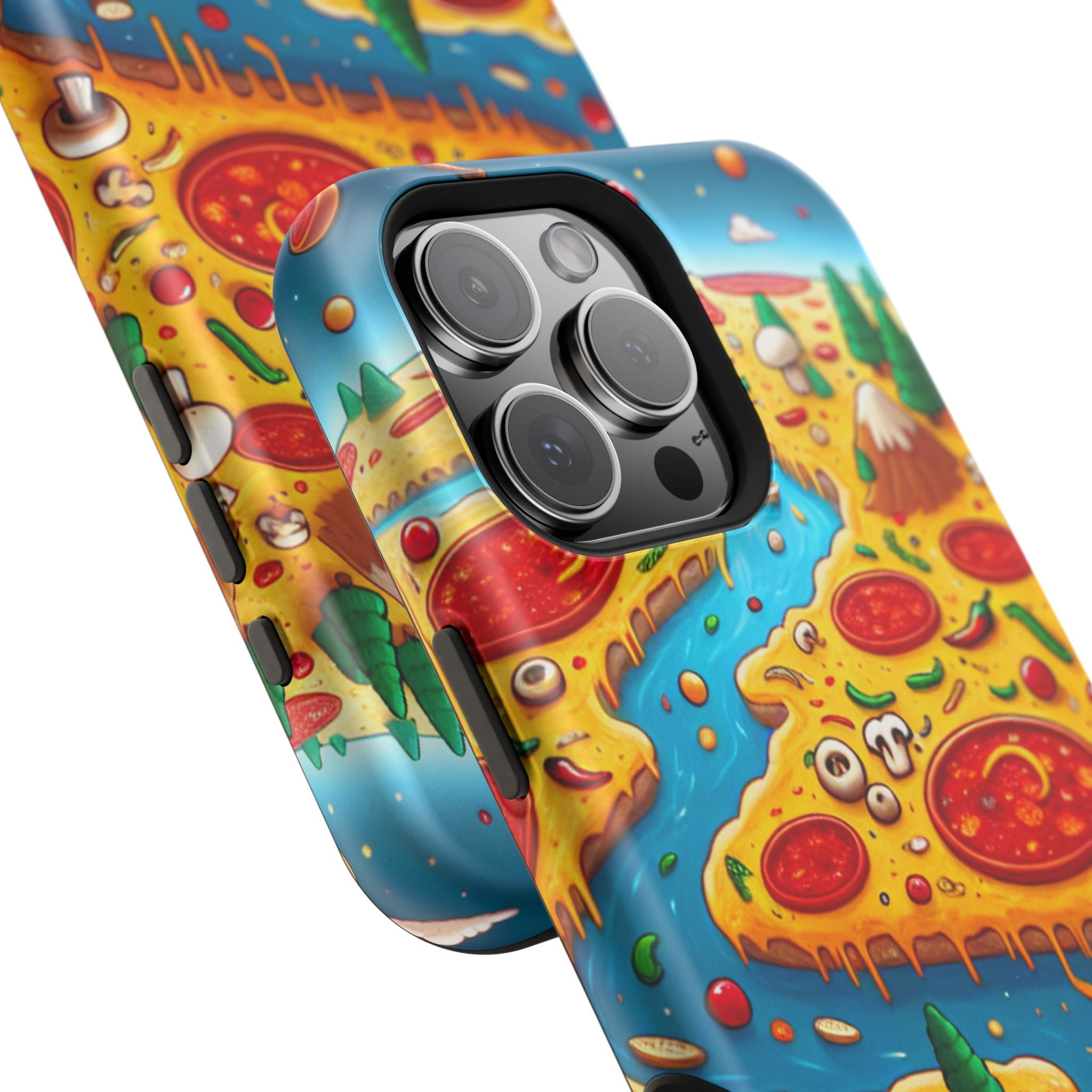 Pizza Island Magnetic Resistance Tough Phone Case