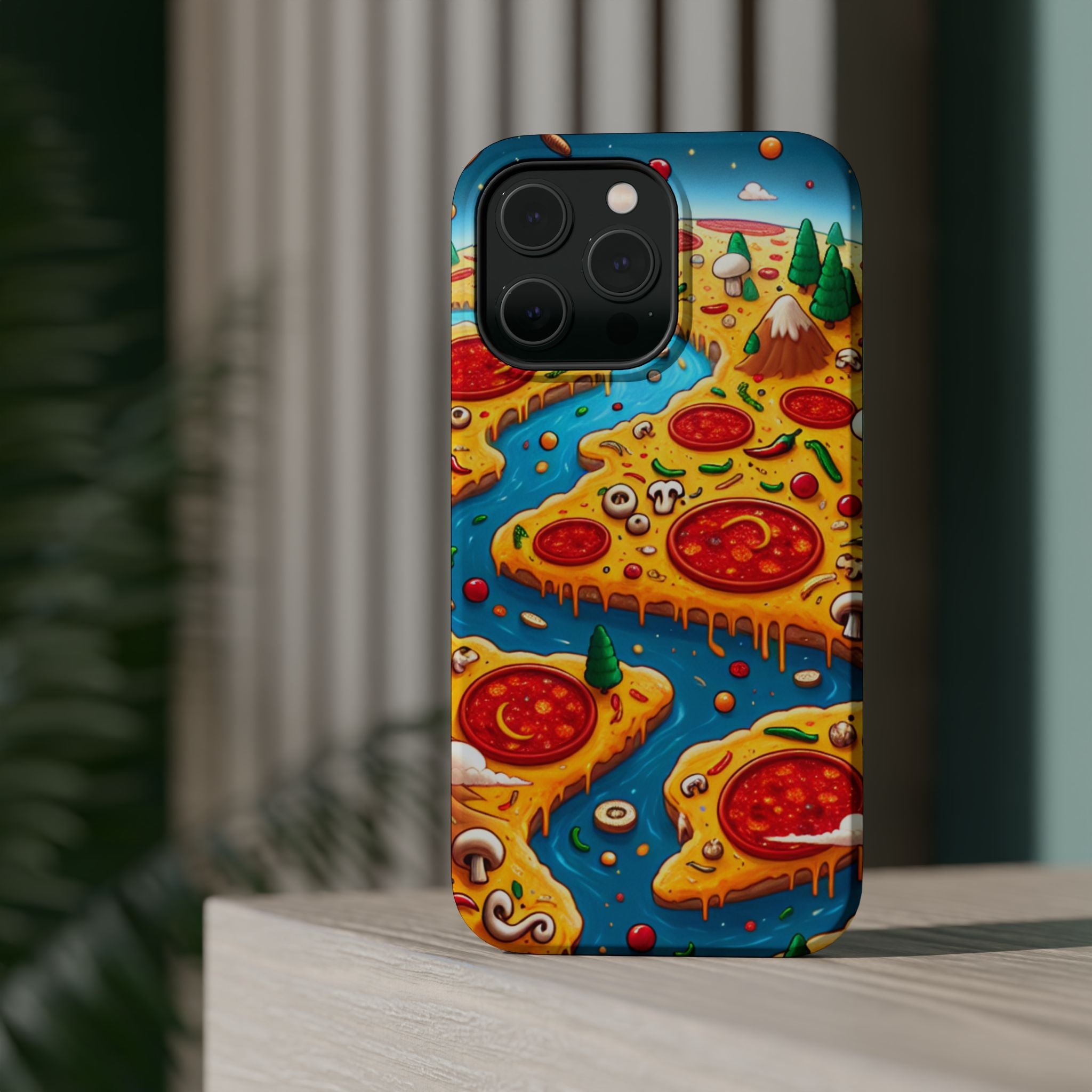 Pizza Island Magnetic Resistance Tough Phone Case