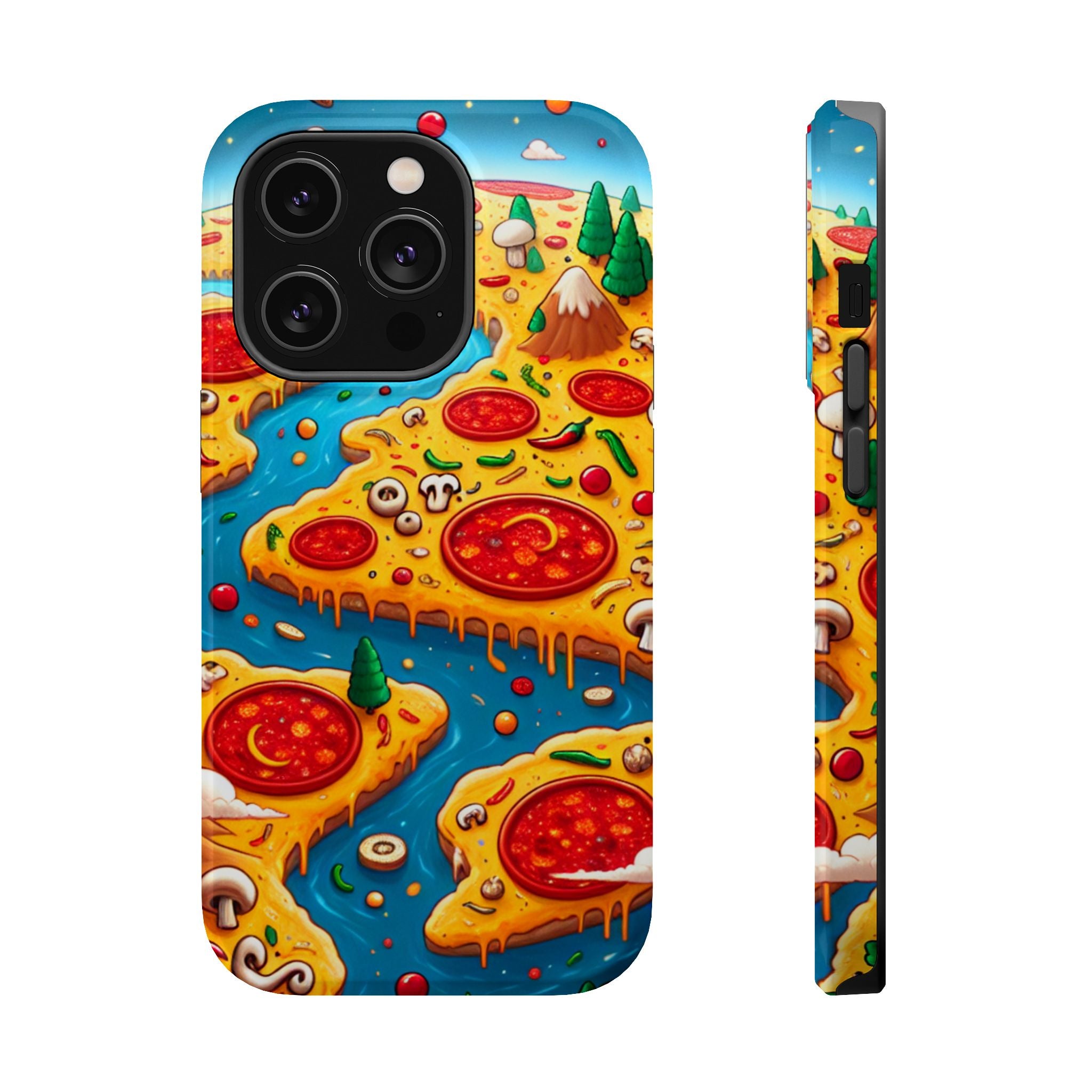 Pizza Island Magnetic Resistance Tough Phone Case