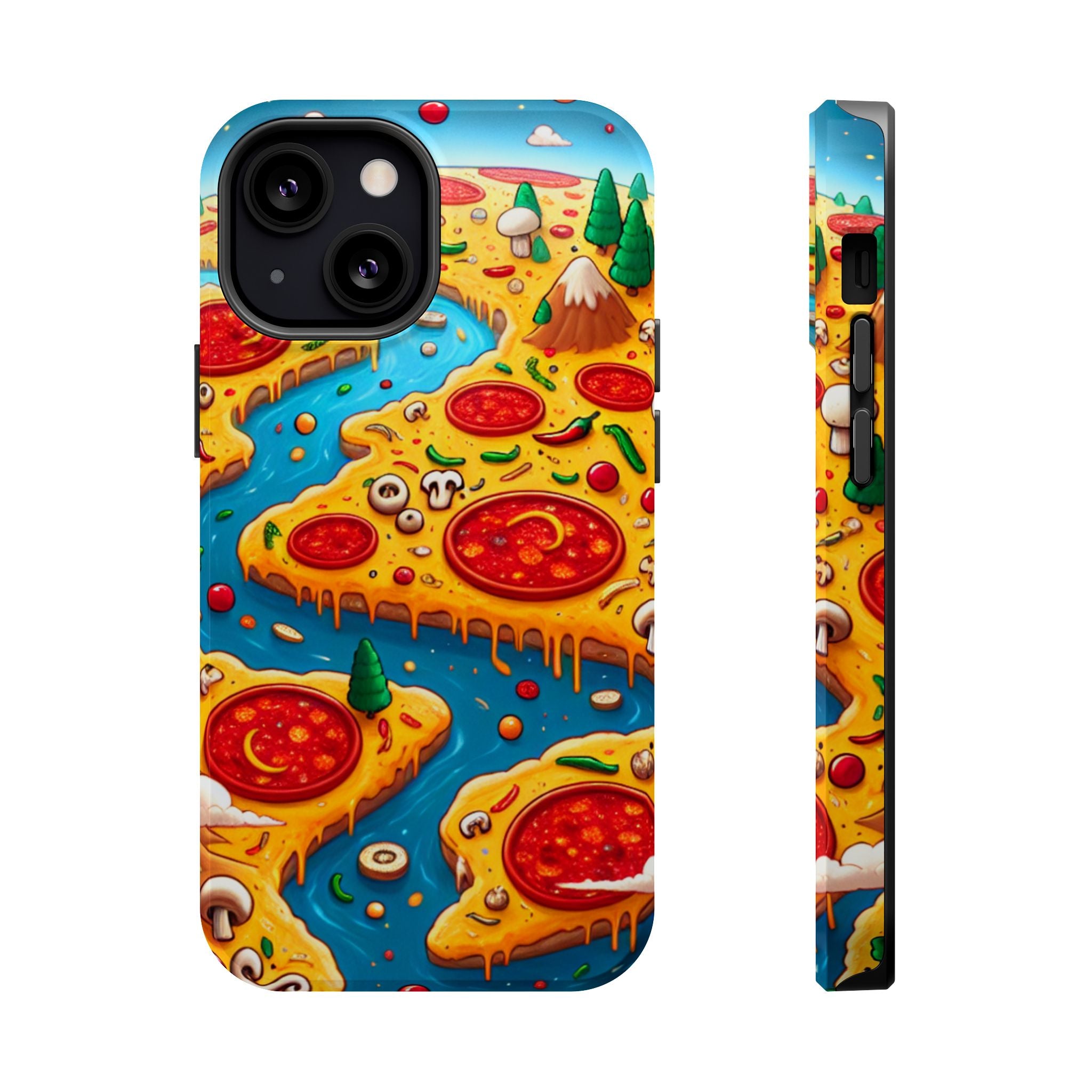 Pizza Island Magnetic Resistance Tough Phone Case