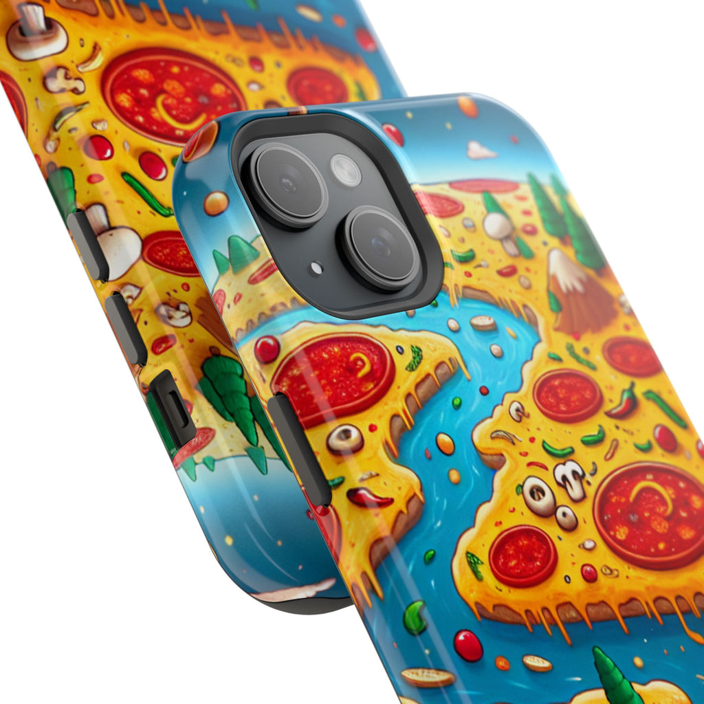 Pizza Island Magnetic Resistance Tough Phone Case