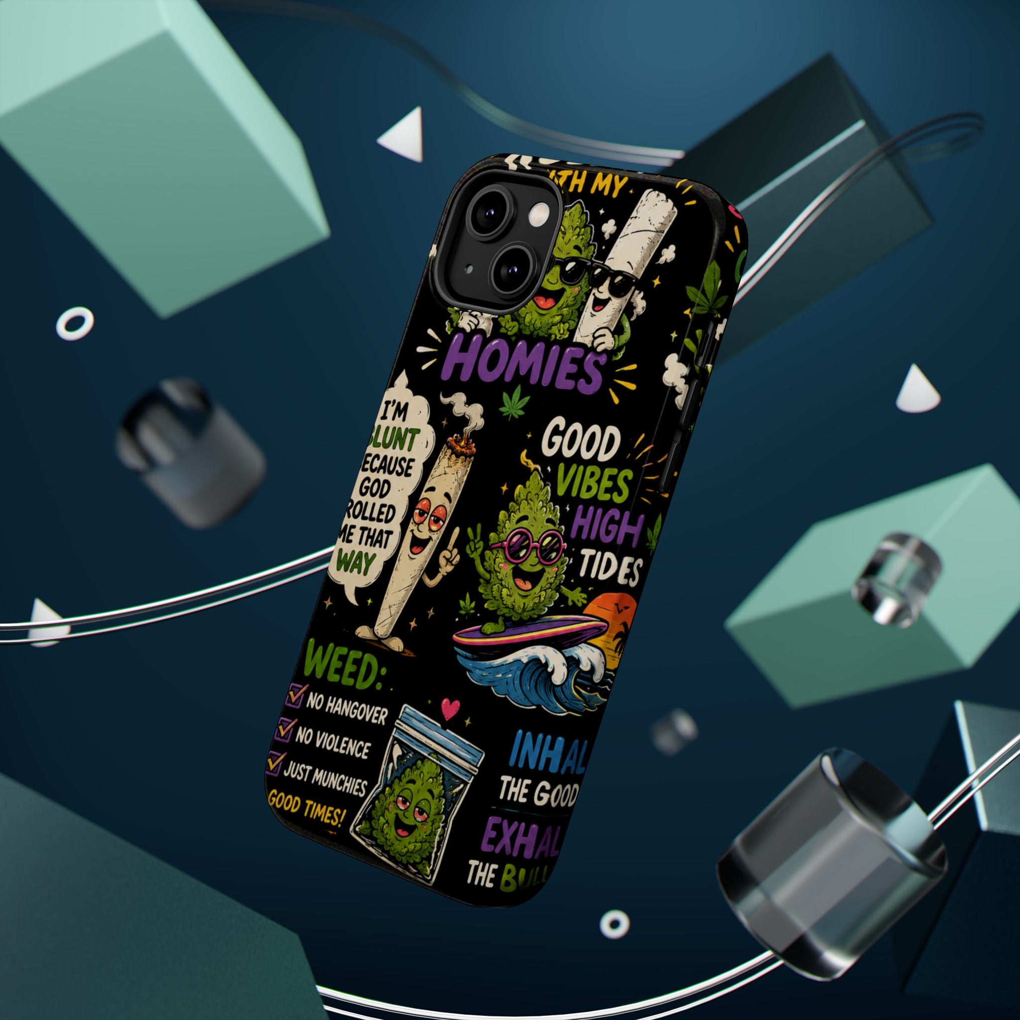 “High Vibing Homies” Magnetic Impact-Resistant Phone Case