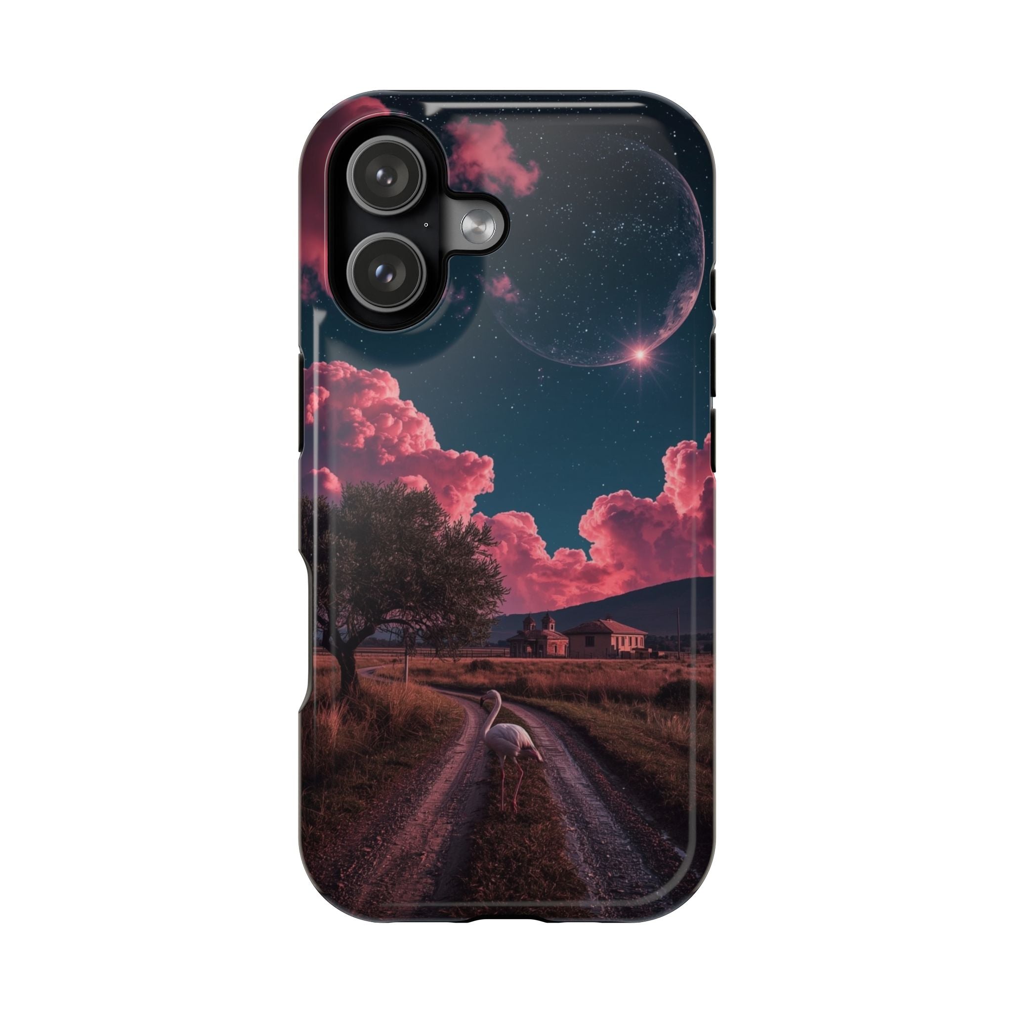 Dreamscape Night Sky Road Magnetic Impact-Resistant Phone Case