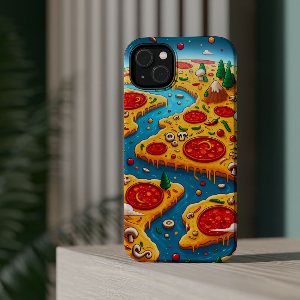 Pizza Island Magnetic Resistance Tough Phone Case