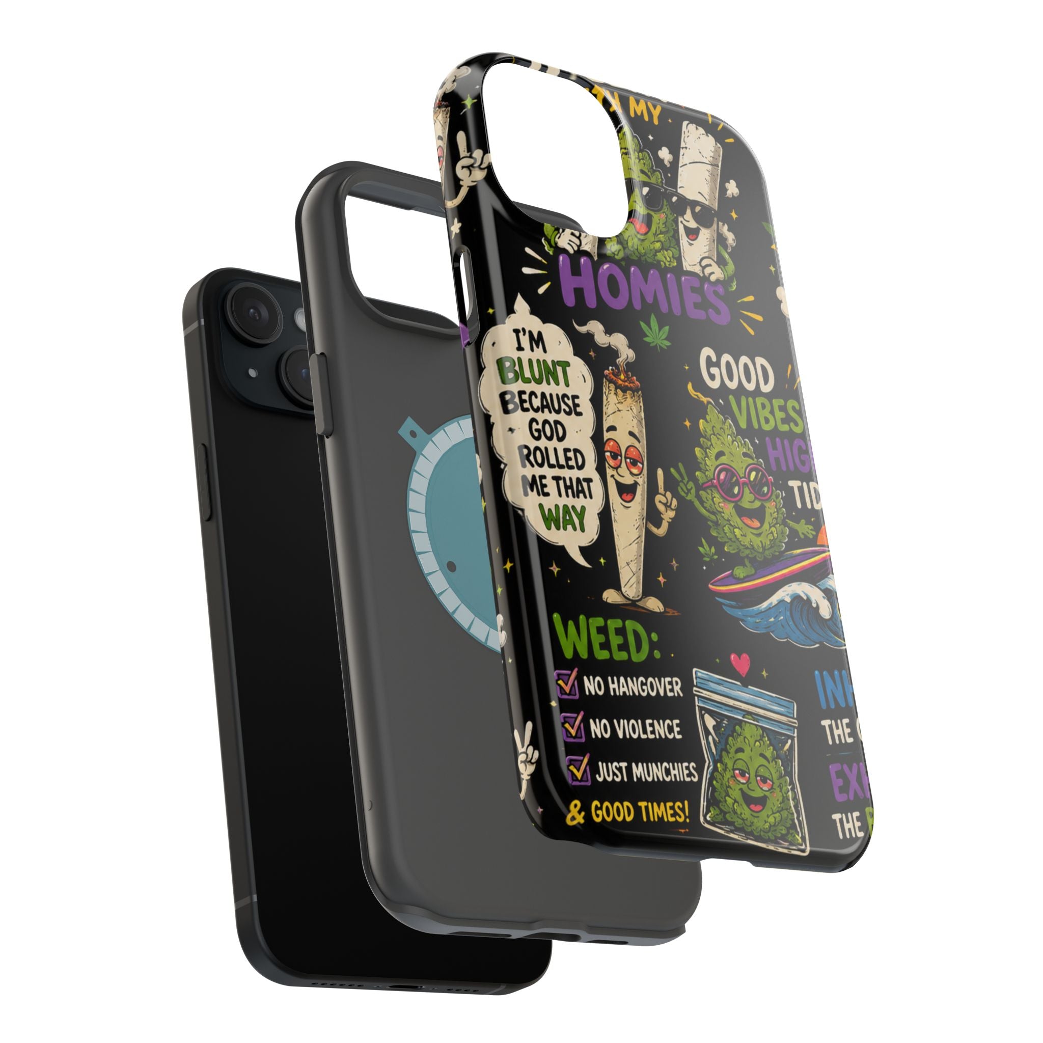“High Vibing Homies” Magnetic Impact-Resistant Phone Case