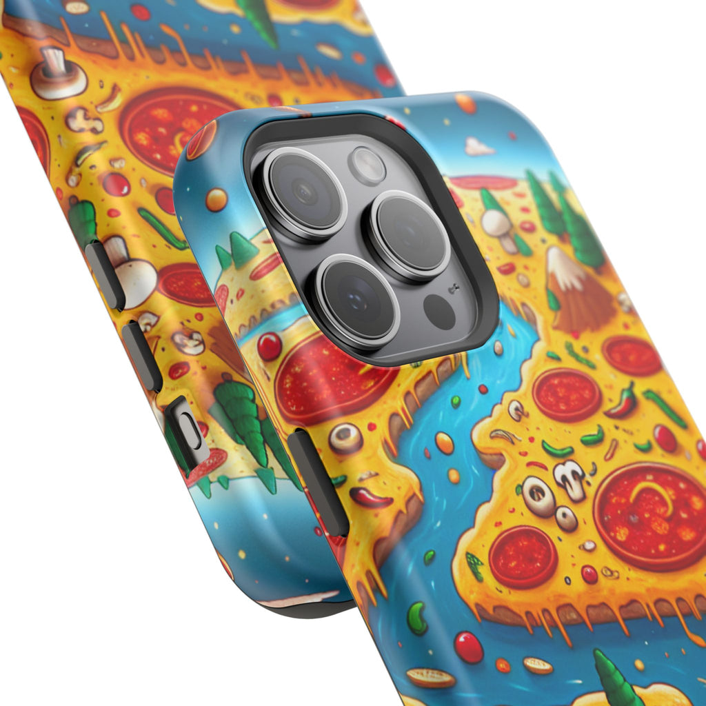 Pizza Island Magnetic Resistance Tough Phone Case