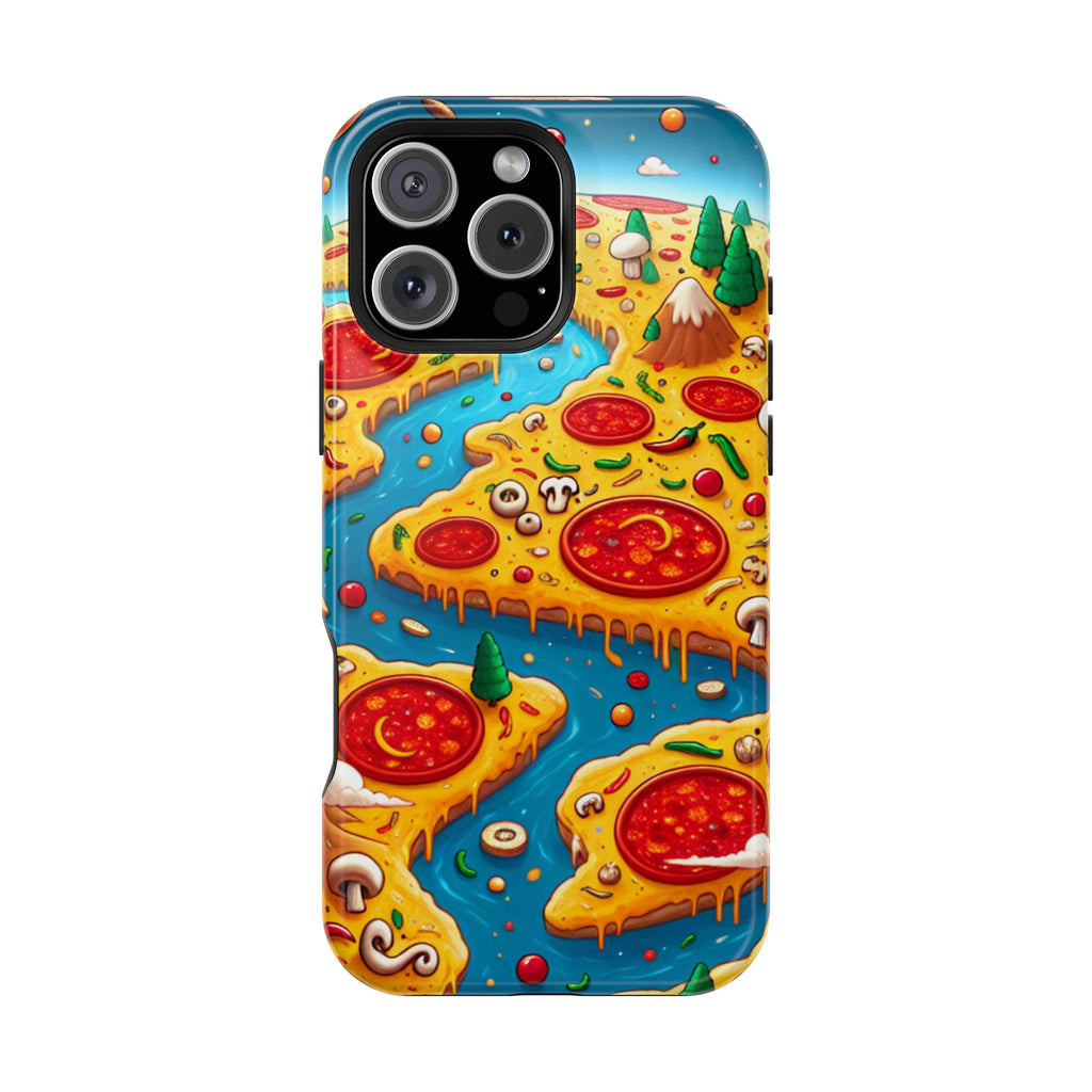 Pizza Island Magnetic Resistance Tough Phone Case