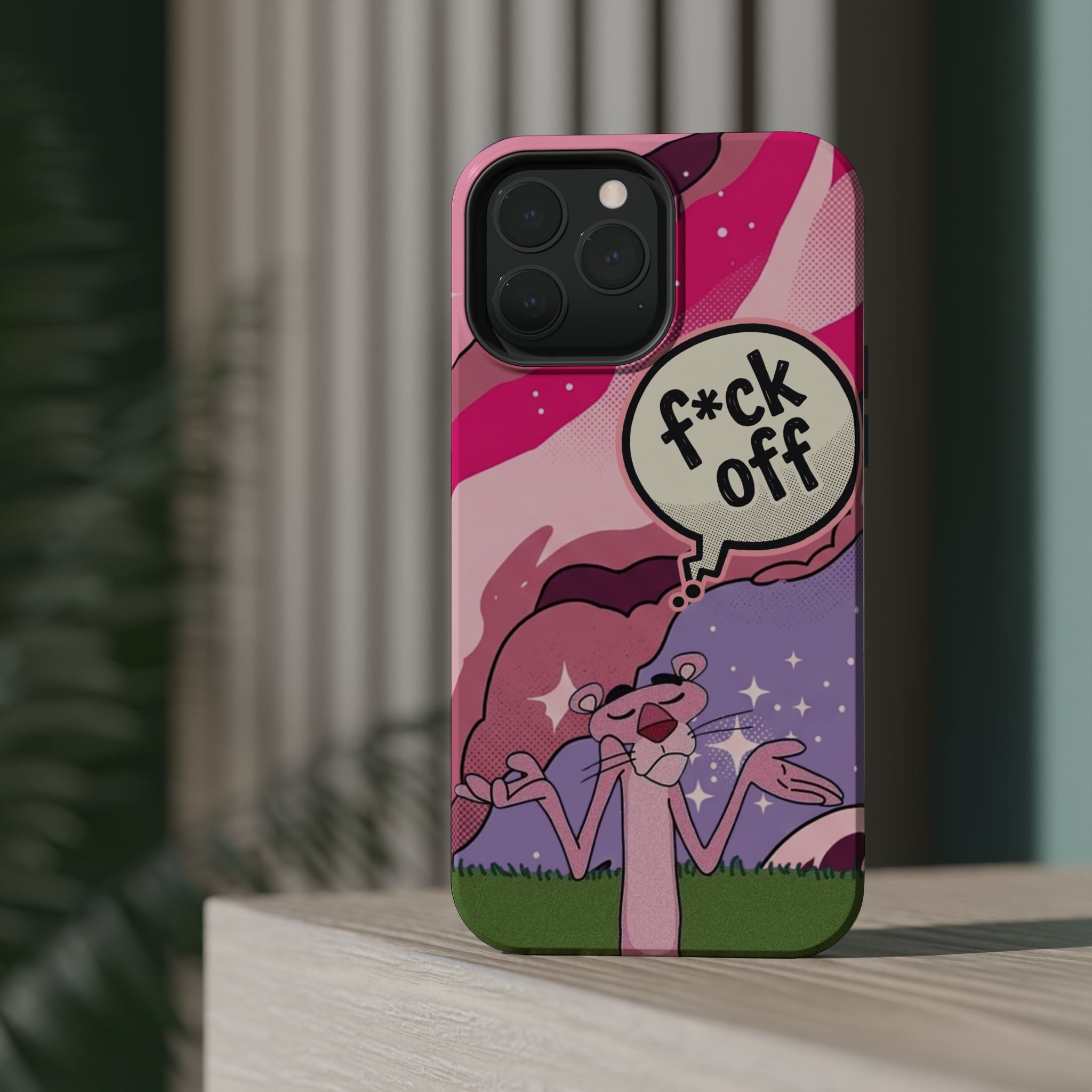 Pink Panther 'F*ck Off' Magnetic Impact Phone Case